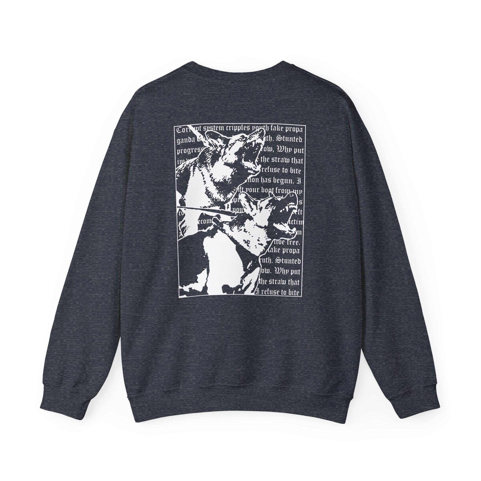 Jesus Piece Oppressor Unisex Heavy Blendâ„¢ Crewneck Sweatshirt
