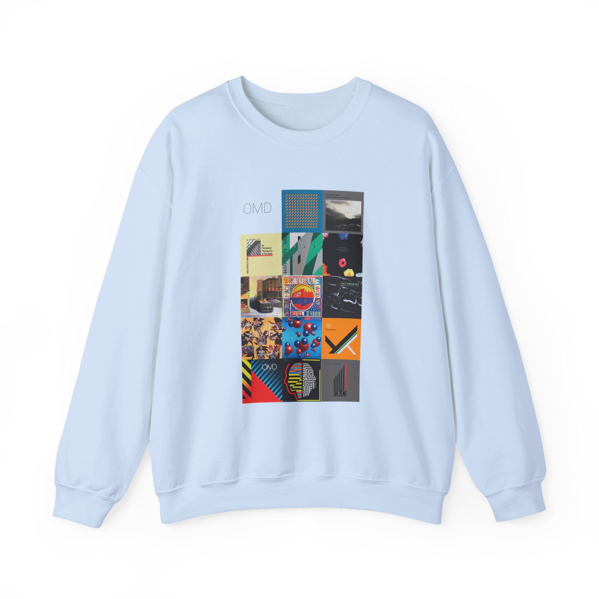 Omd Discography Unisex Heavy Blendâ„¢ Crewneck Sweatshirt