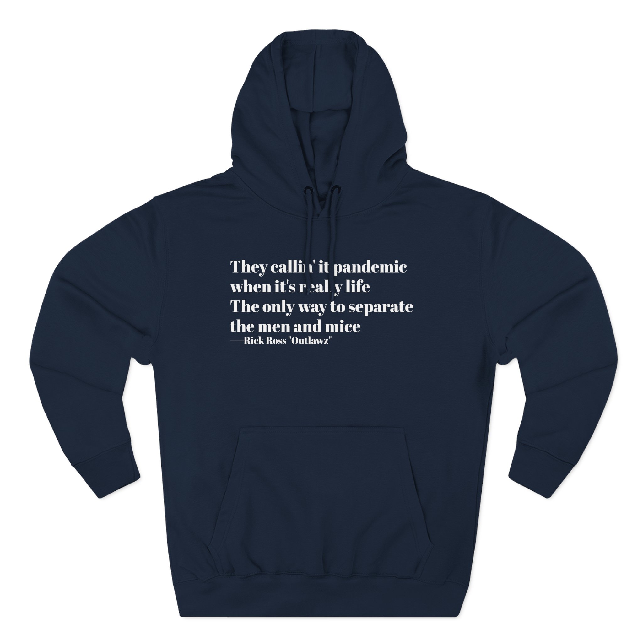 Rick Ross Outlawz Three-Panel Fleece Hoodie