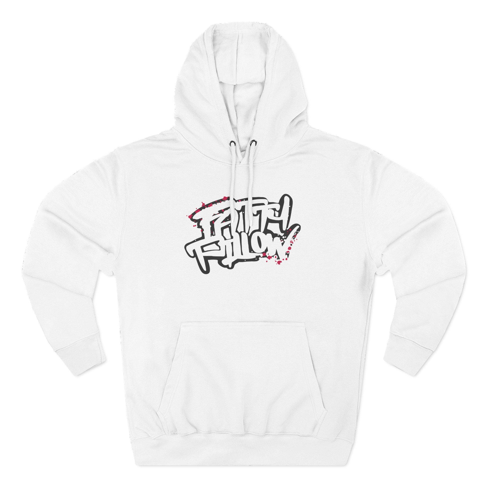 Fattypillow Three-Panel Fleece Hoodie
