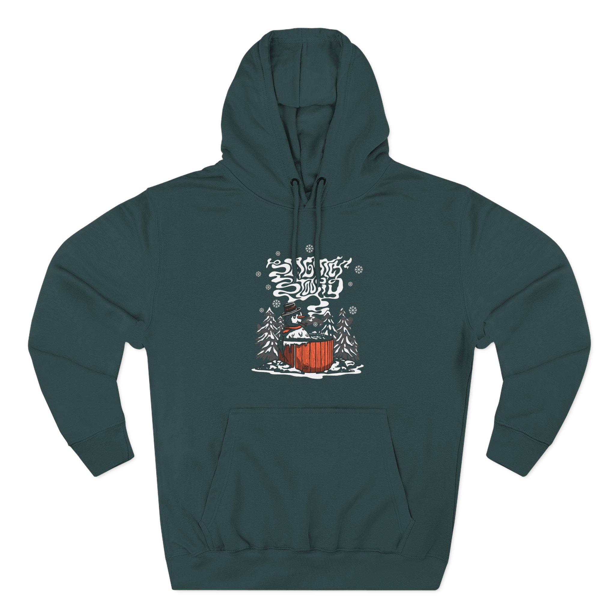 Slightly Stoopid Snowman Three-Panel Fleece Hoodie