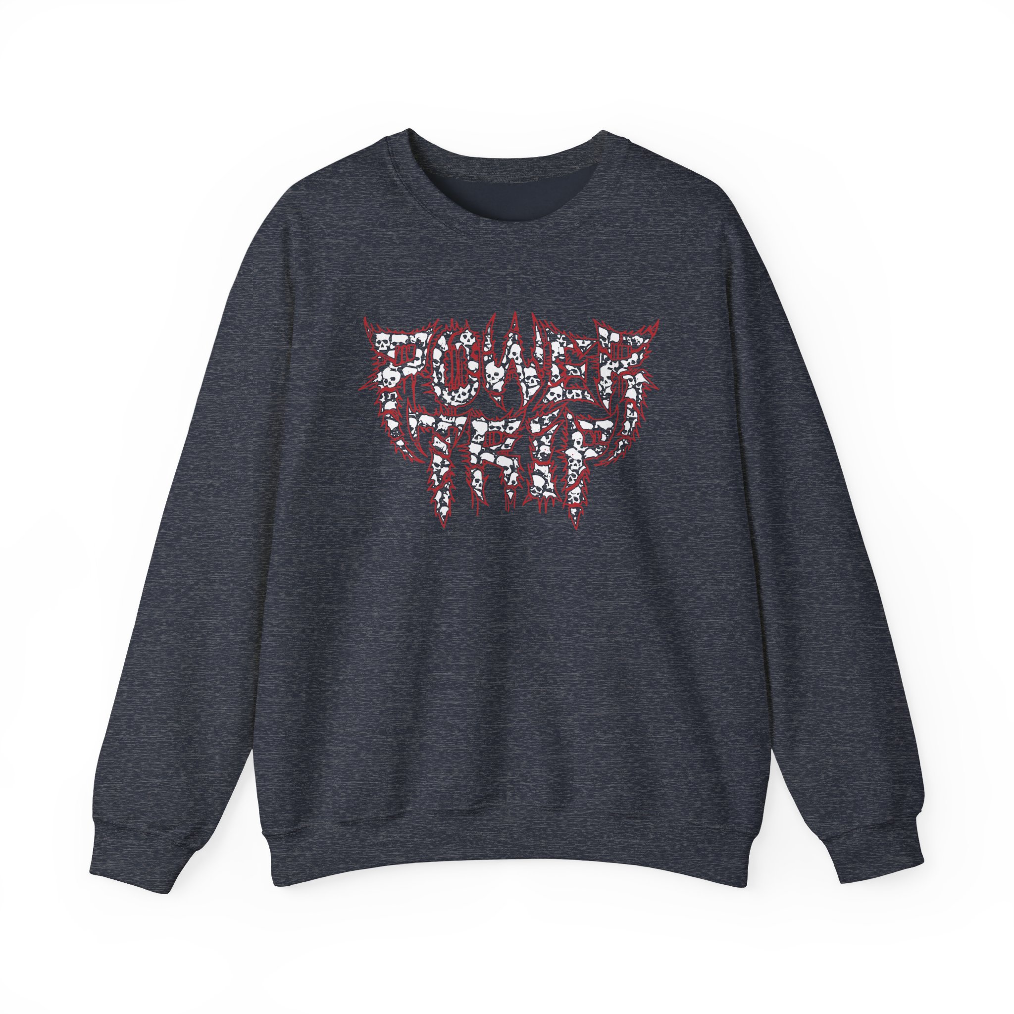 Power Trip Skull Logo Unisex Heavy Blendâ„¢ Crewneck Sweatshirt