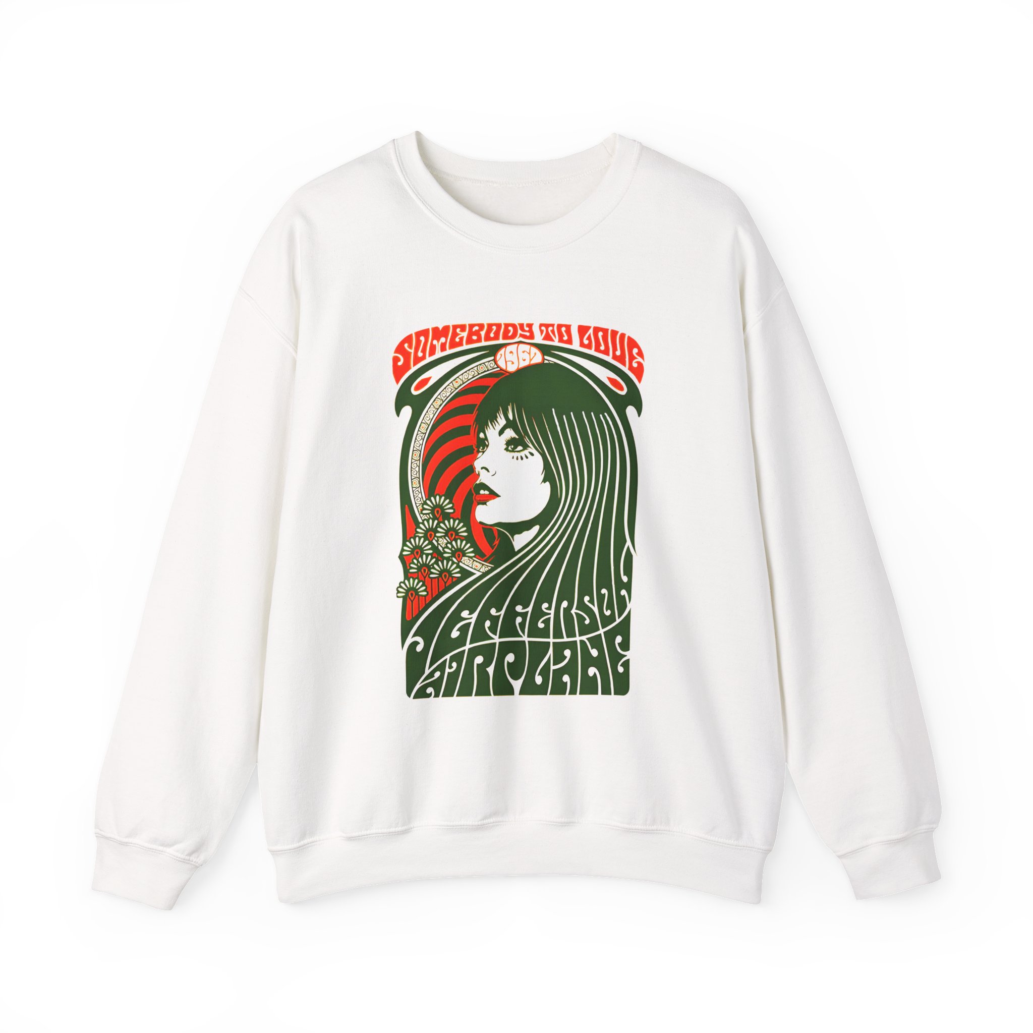 Jefferson Airplane Somebody to Love Unisex Heavy Blendâ„¢ Crewneck Sweatshirt