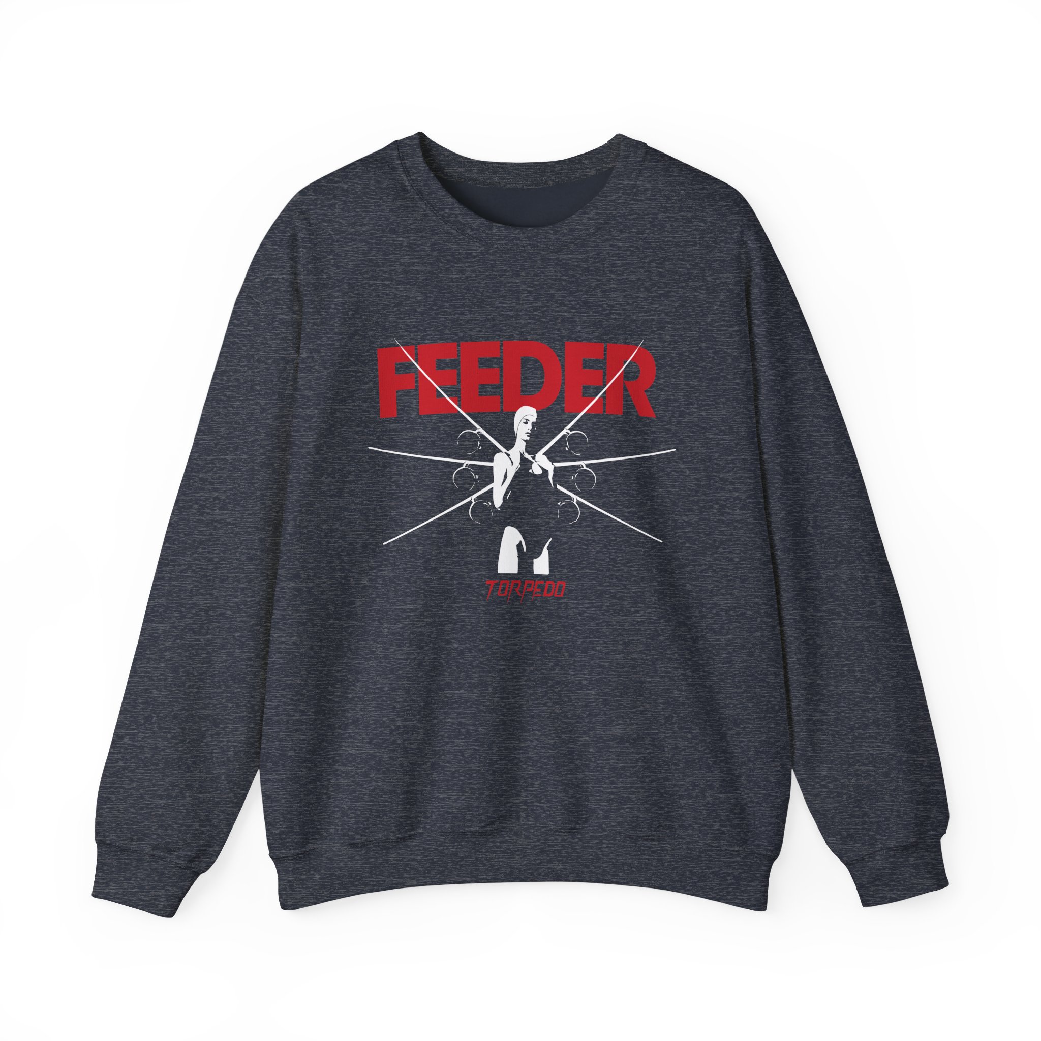 Feeder Torpedo Unisex Heavy Blendâ„¢ Crewneck Sweatshirt
