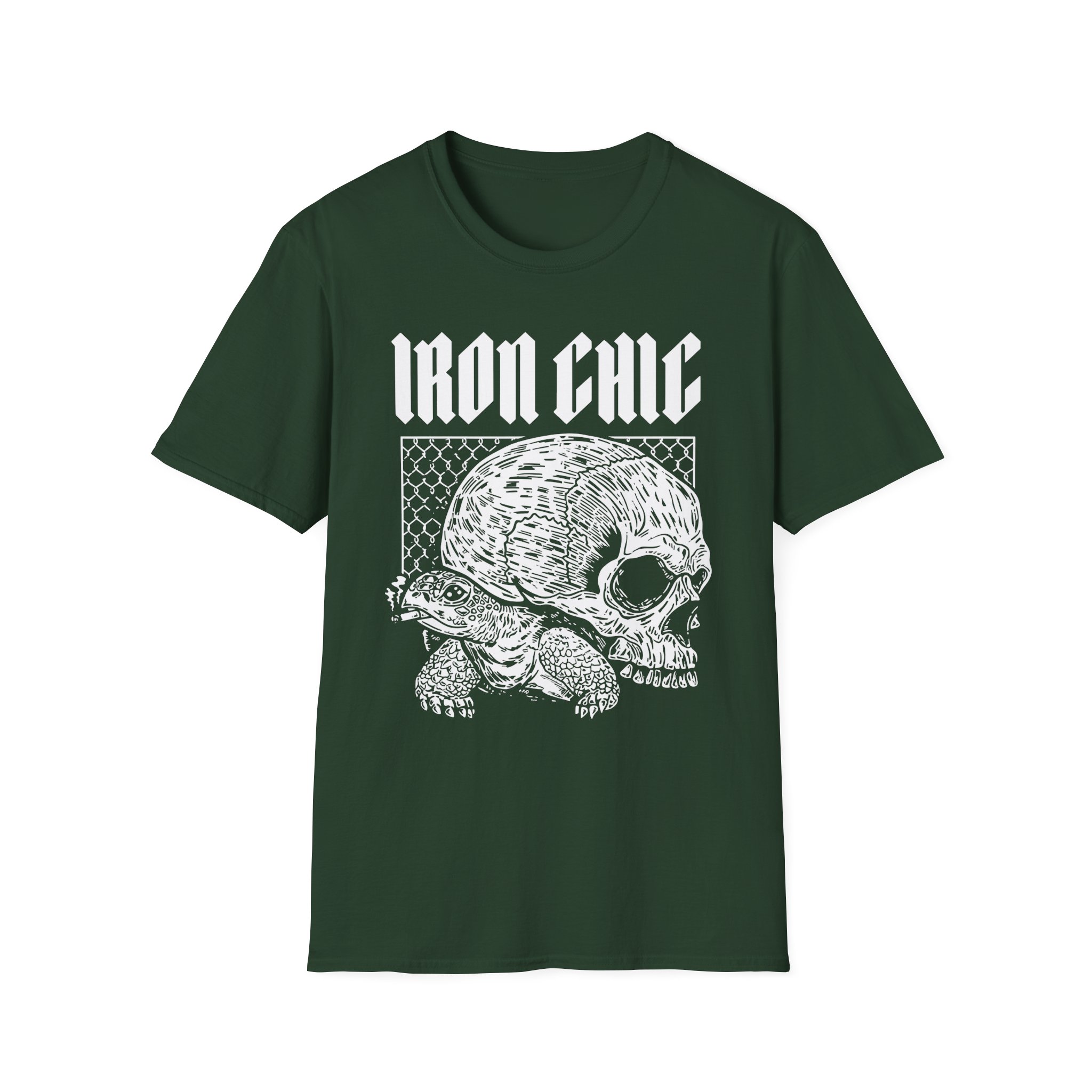 Iron Chic Turtle Unisex Softstyle T-Shirt