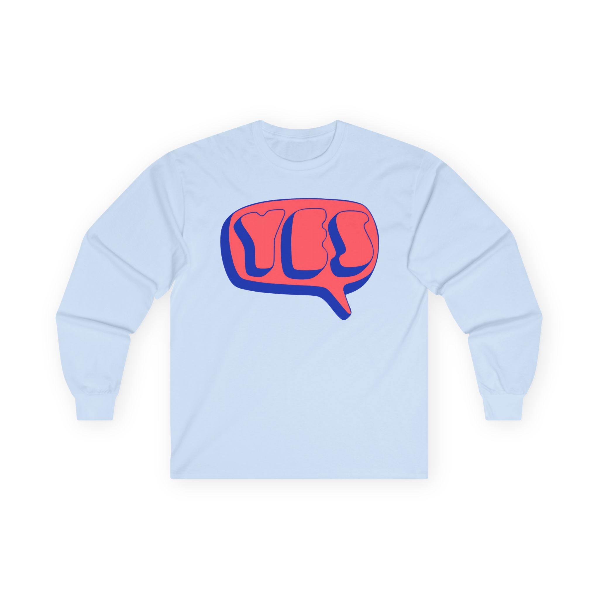 Yes Word Bubble Unisex Ultra Cotton Long Sleeve Tee