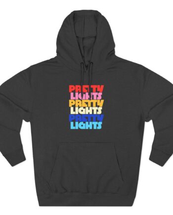 Pretty Lights Rainbow Three-Panel Fleece Hoodie