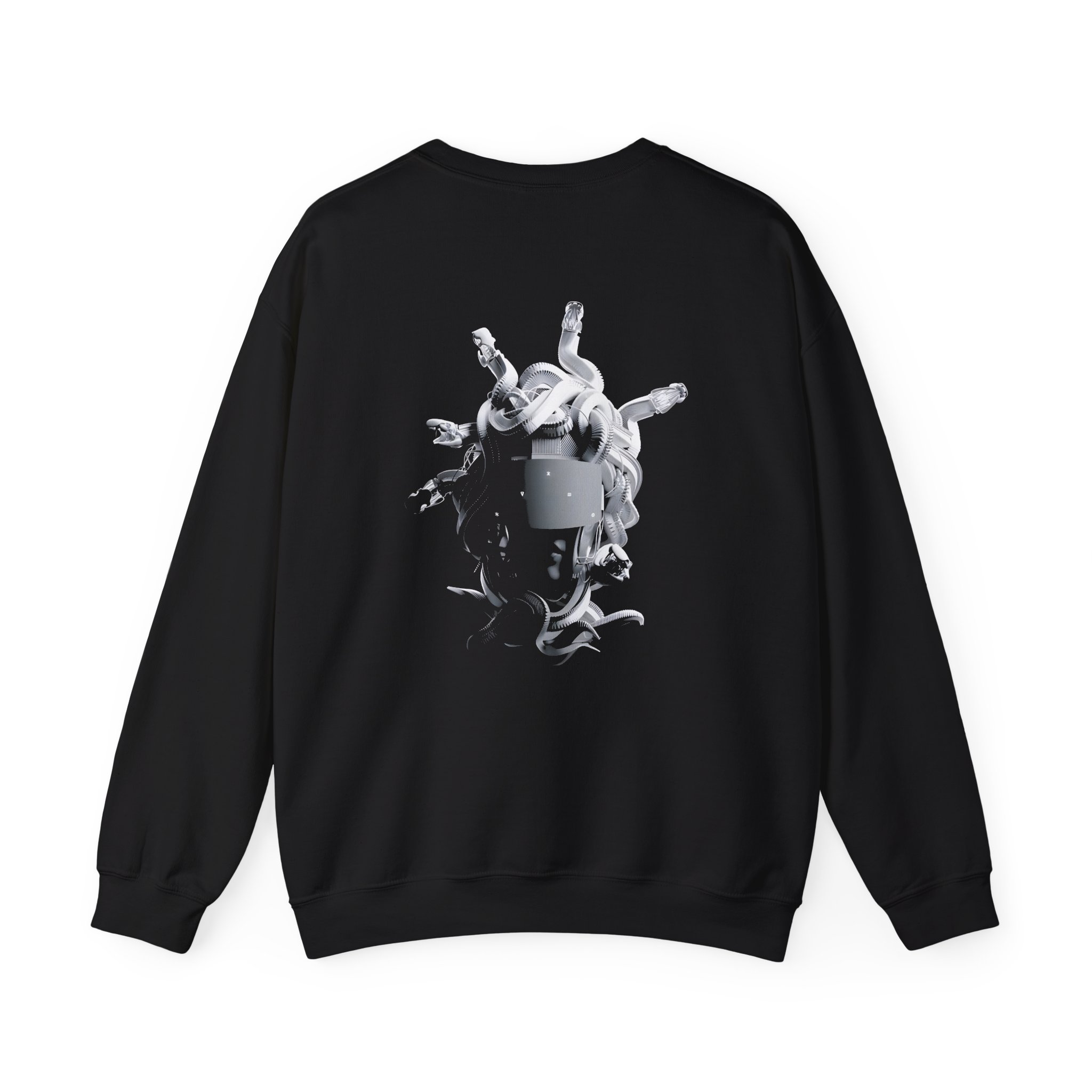 Meduza Greyscale Head Unisex Heavy Blendâ„¢ Crewneck Sweatshirt