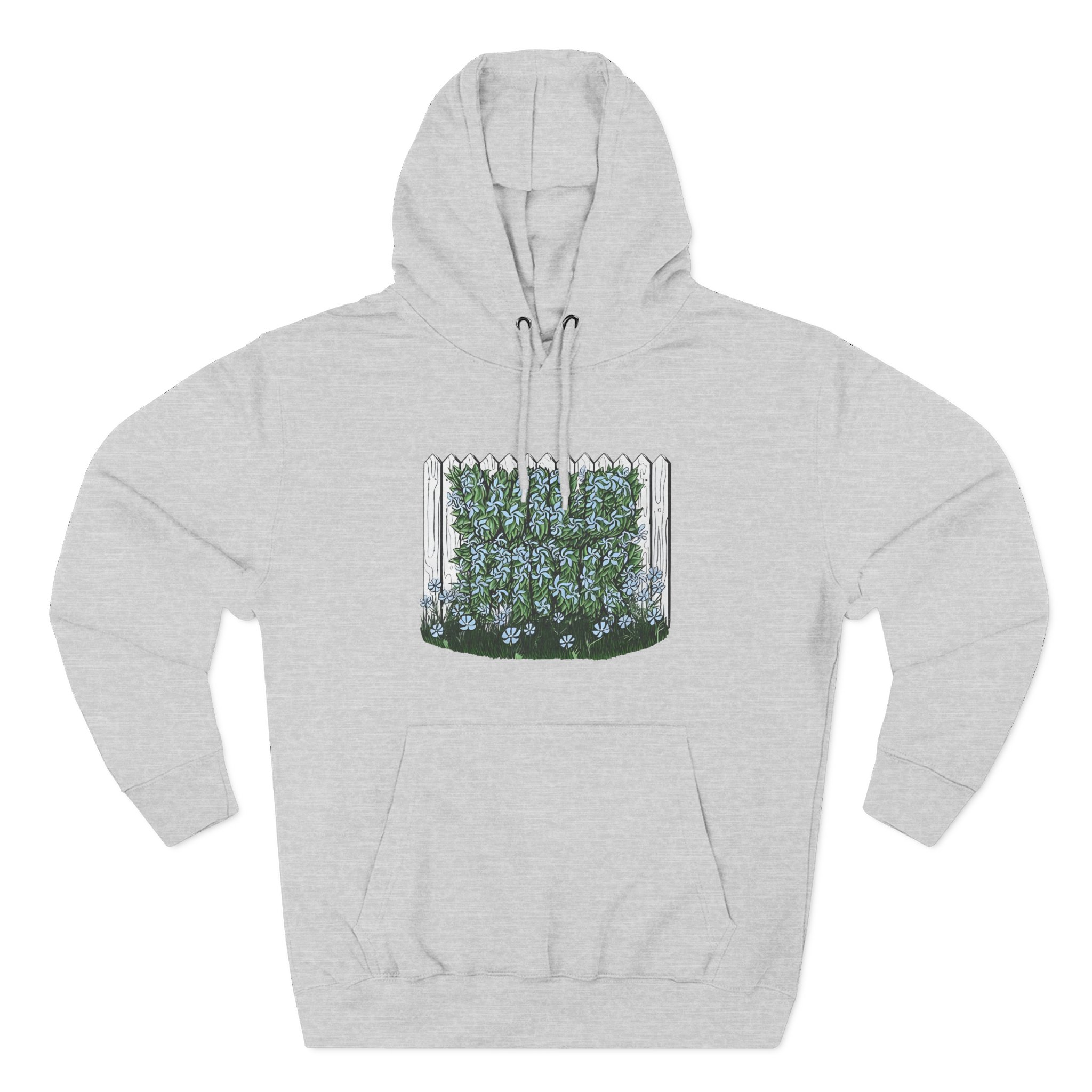 Wild Pink Three-Panel Fleece Hoodie