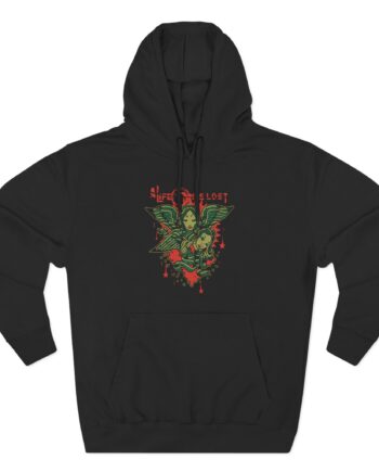 A Life Once Lost Angel Three-Panel Fleece Hoodie
