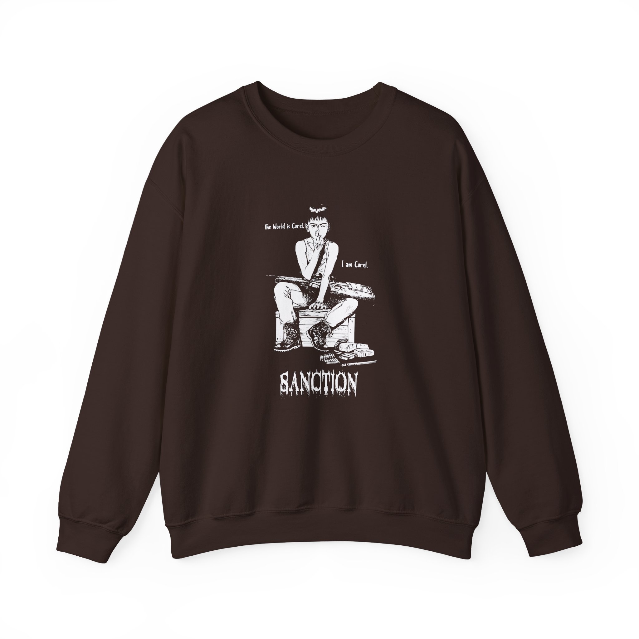 Sanction the World is Cruel Unisex Heavy Blendâ„¢ Crewneck Sweatshirt