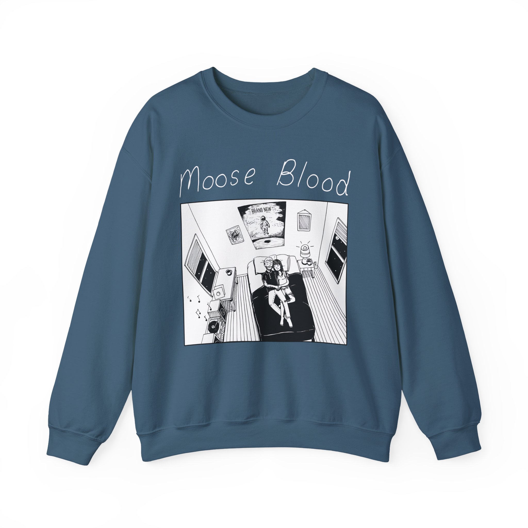 Moose Blood Band Unisex Heavy Blendâ„¢ Crewneck Sweatshirt