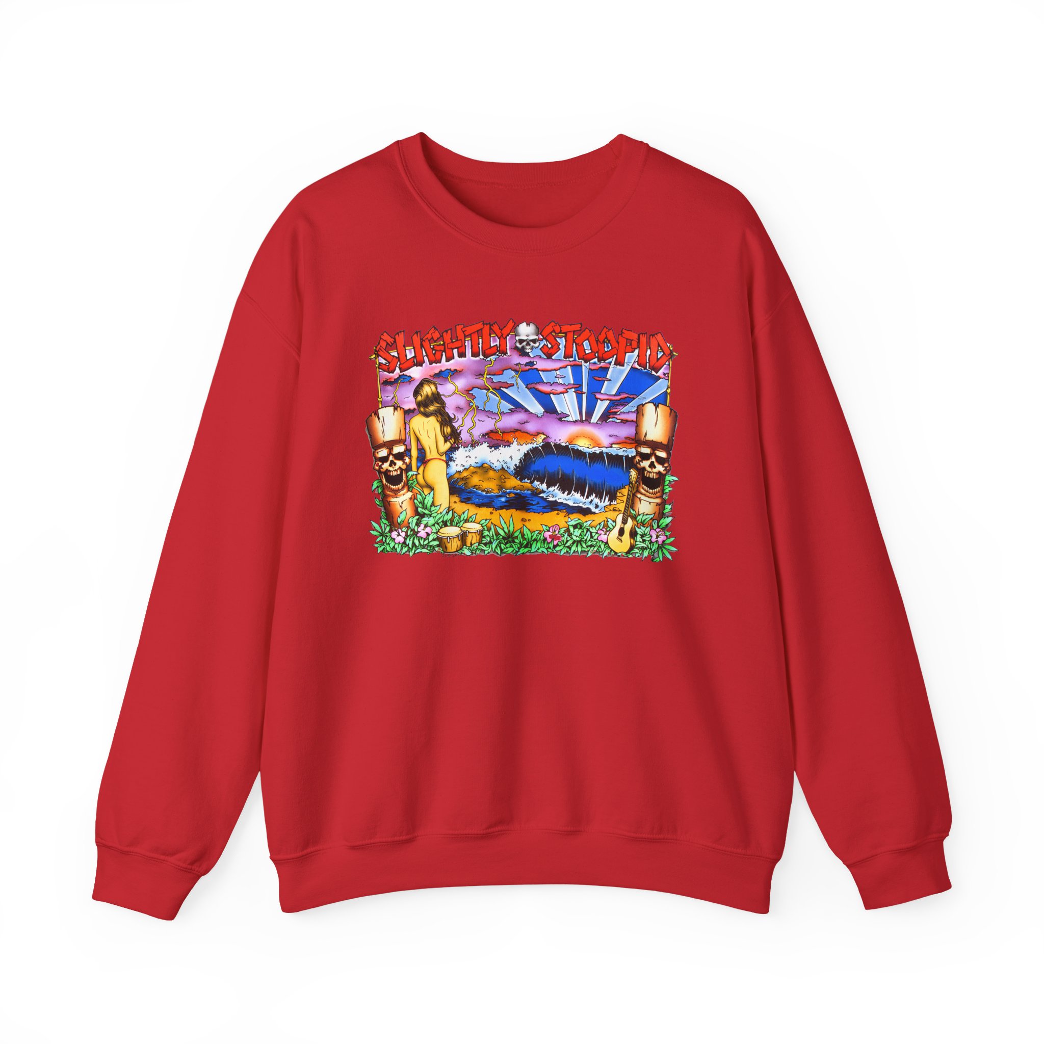 Slightly Stoopid Tiki Unisex Heavy Blendâ„¢ Crewneck Sweatshirt