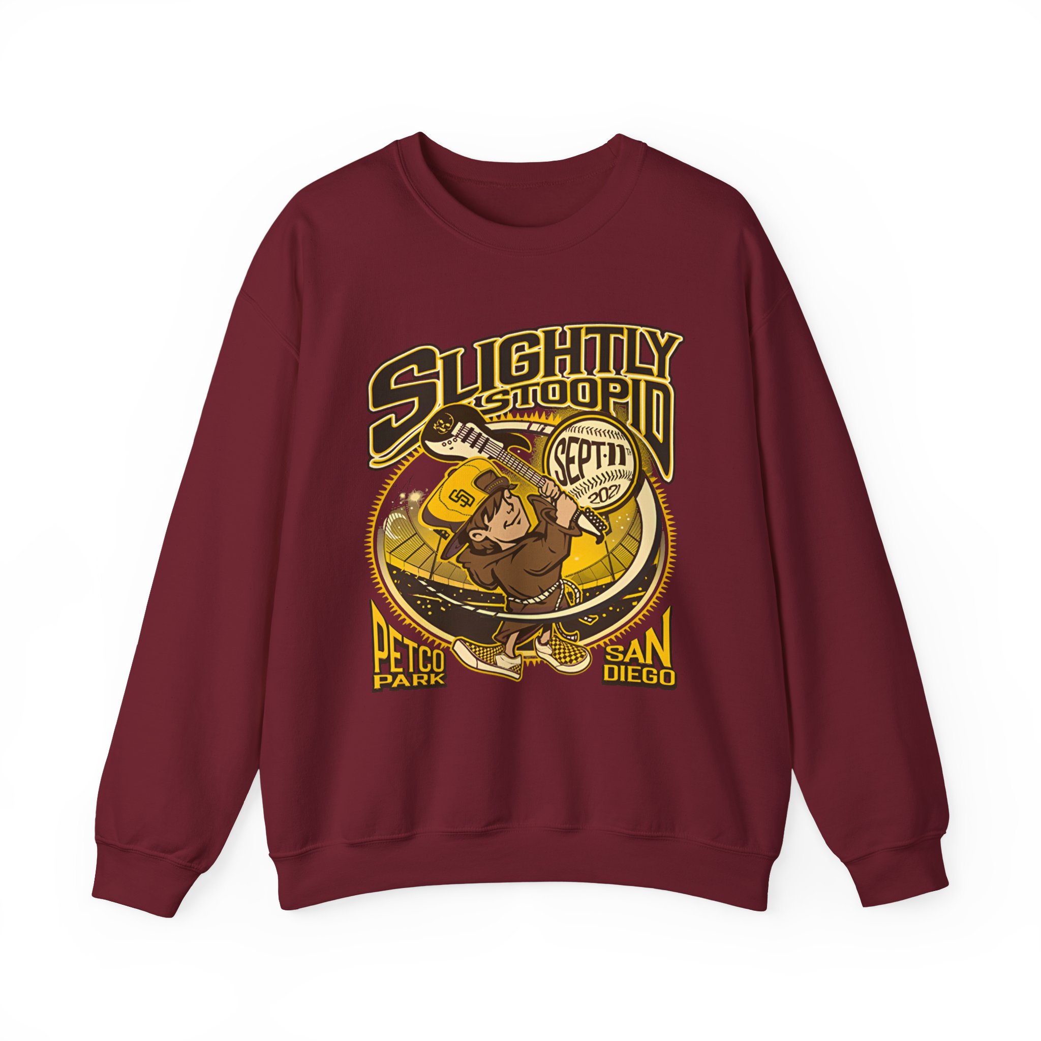 Slightly Stoopid San Diego 2021 Friar Unisex Heavy Blendâ„¢ Crewneck Sweatshirt