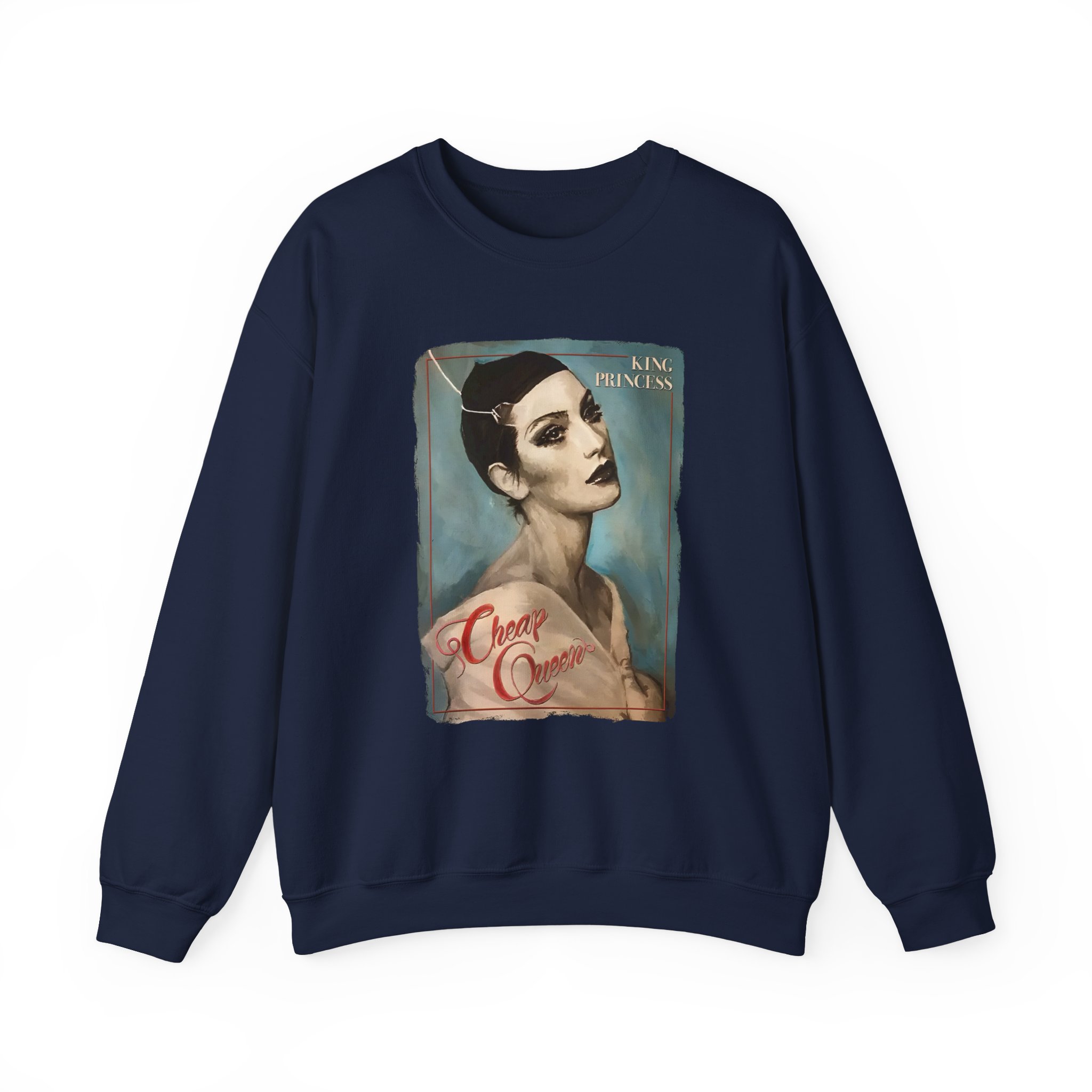 King Princess Cheap Queen Unisex Heavy Blendâ„¢ Crewneck Sweatshirt