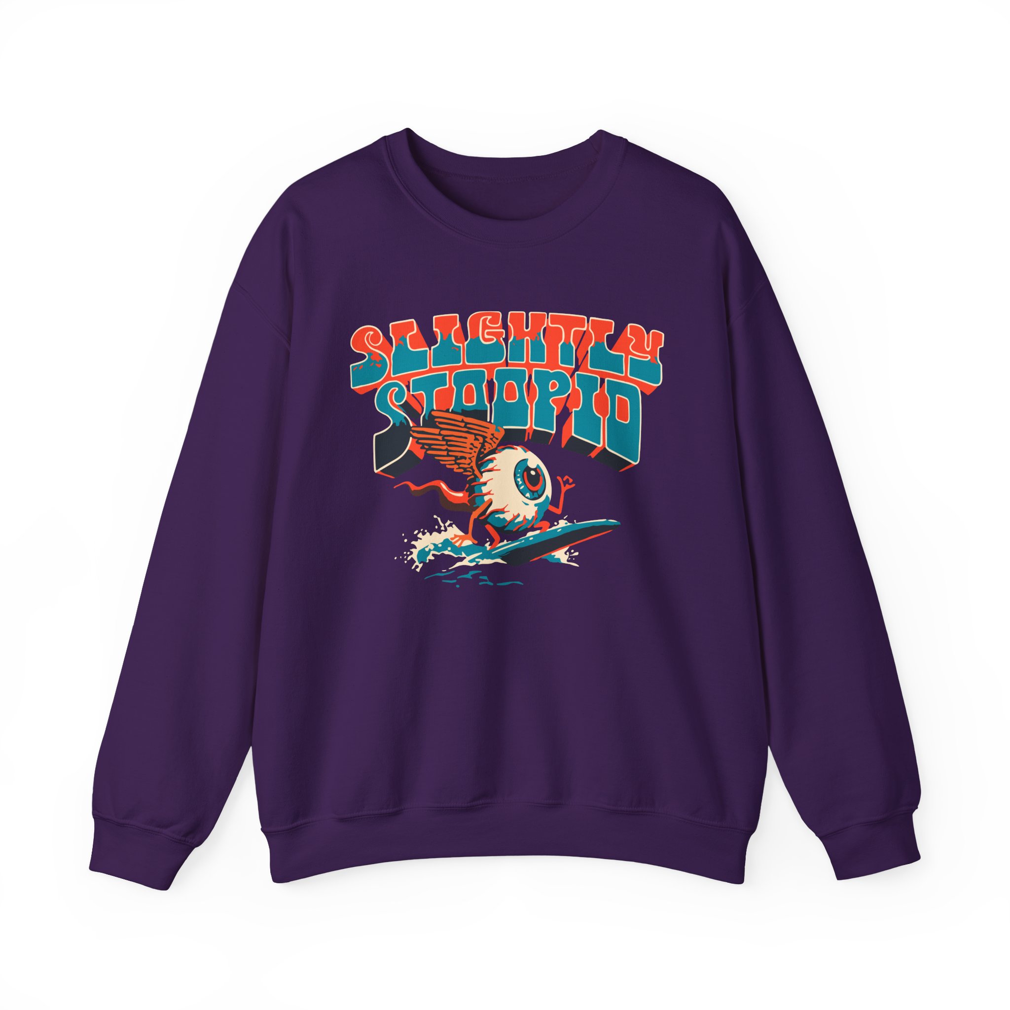 Slightly Stoopid Surfing Eyeball Unisex Heavy Blendâ„¢ Crewneck Sweatshirt