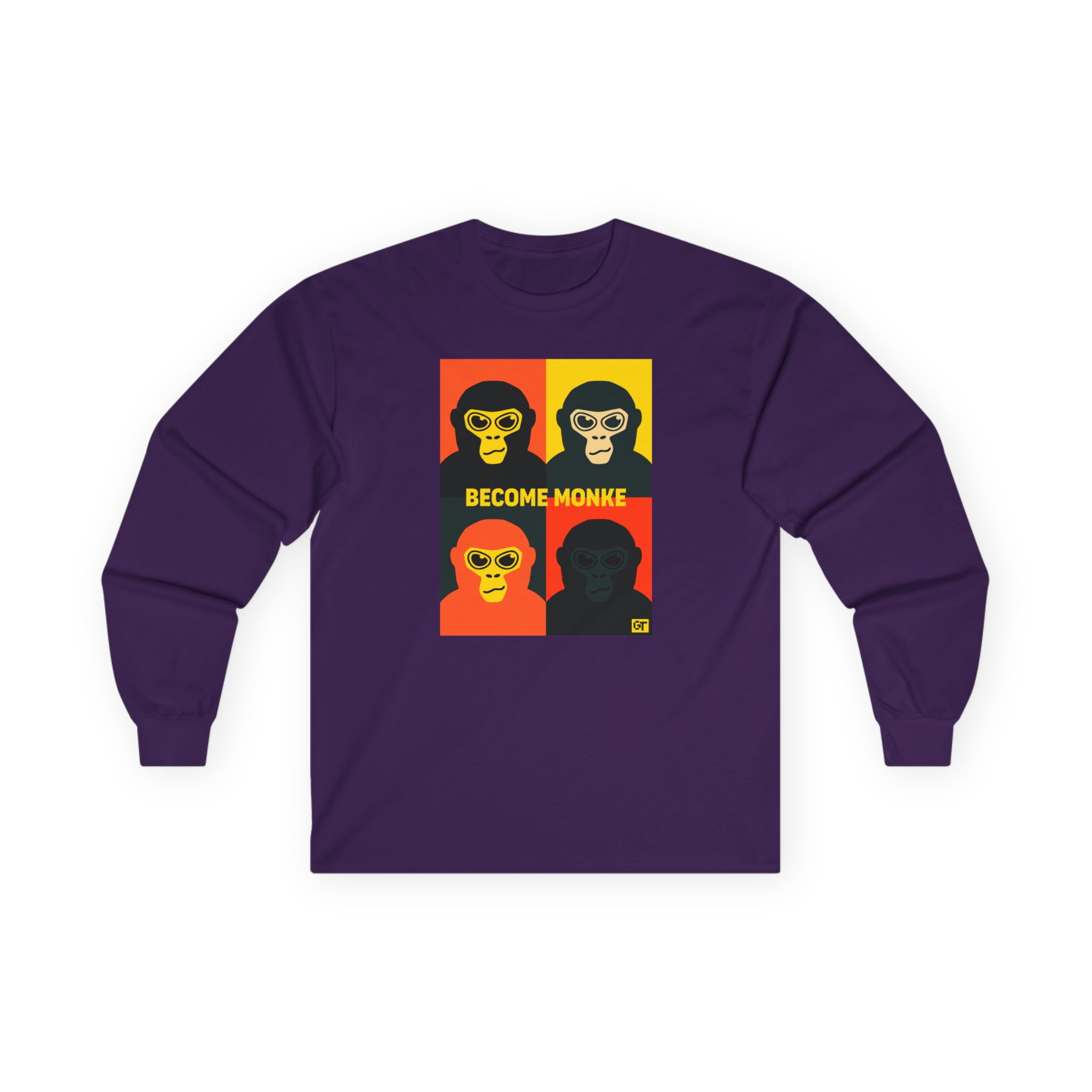 Gorilla Tag Become Monke Unisex Ultra Cotton Long Sleeve Tee
