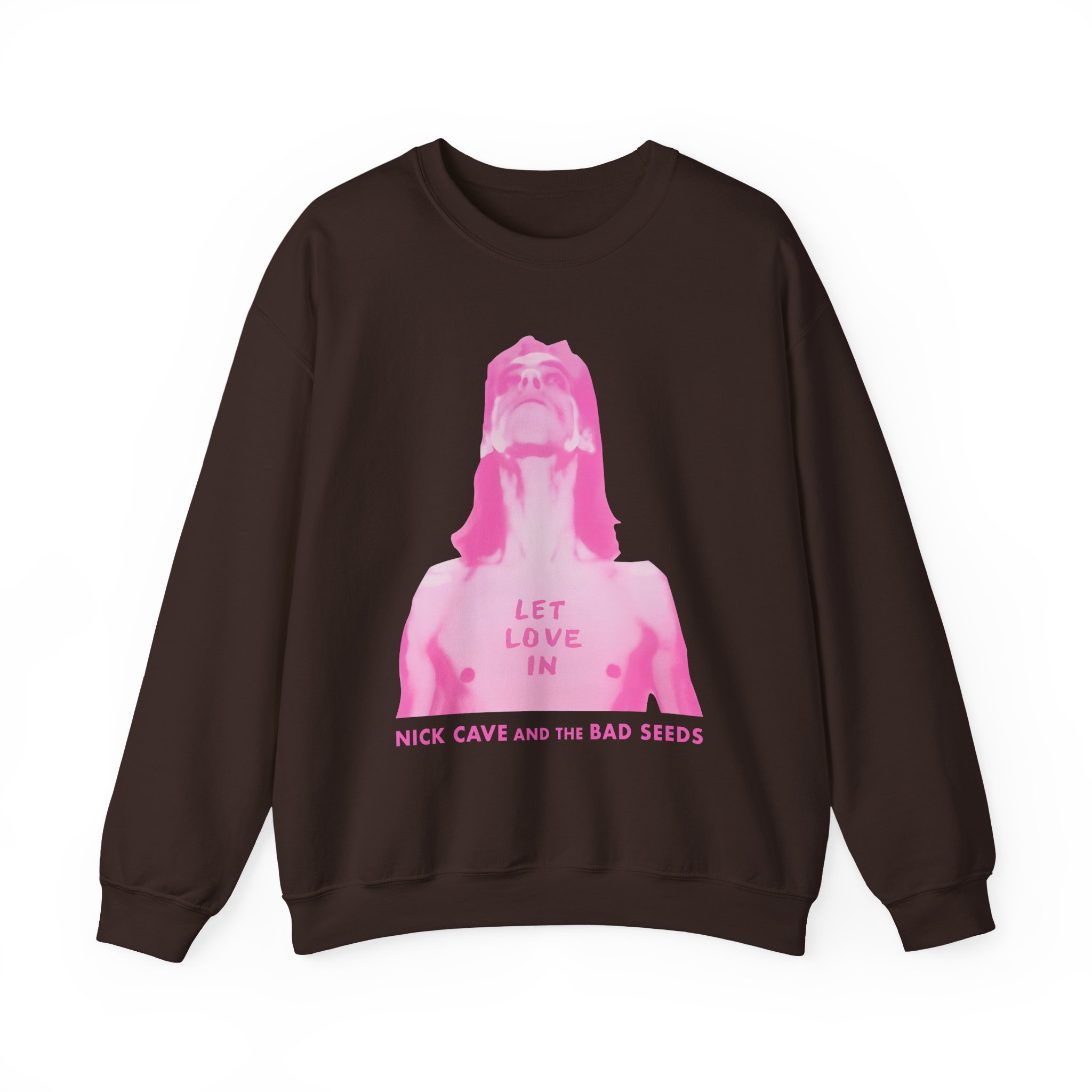 Nick Cave Let Love in Unisex Heavy Blendâ„¢ Crewneck Sweatshirt