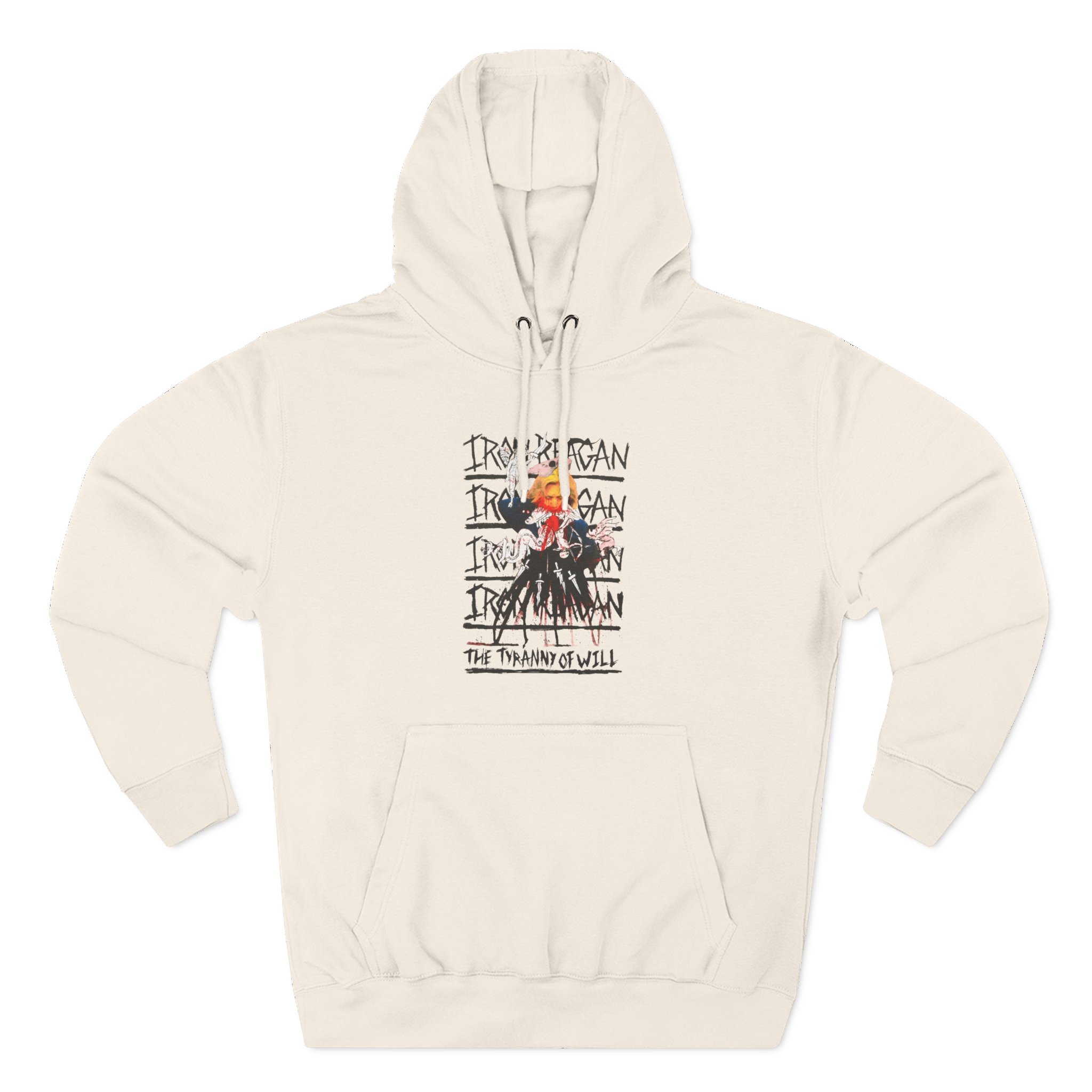 Iron Reagan The Tyranny of Will Three-Panel Fleece Hoodie