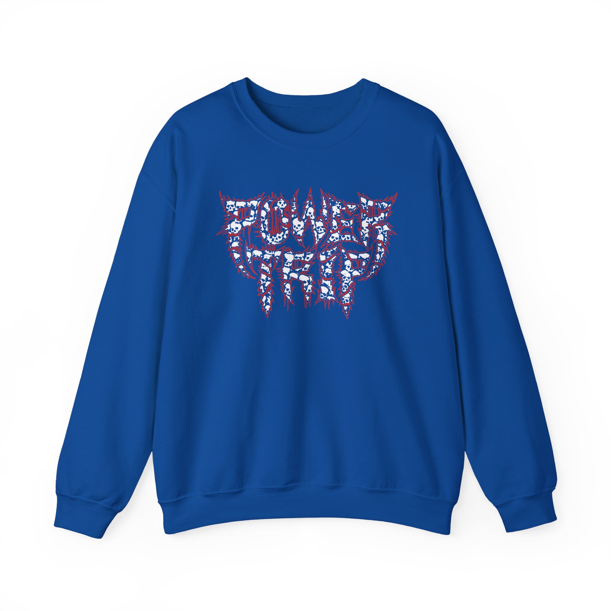 Power Trip Skull Logo Unisex Heavy Blendâ„¢ Crewneck Sweatshirt