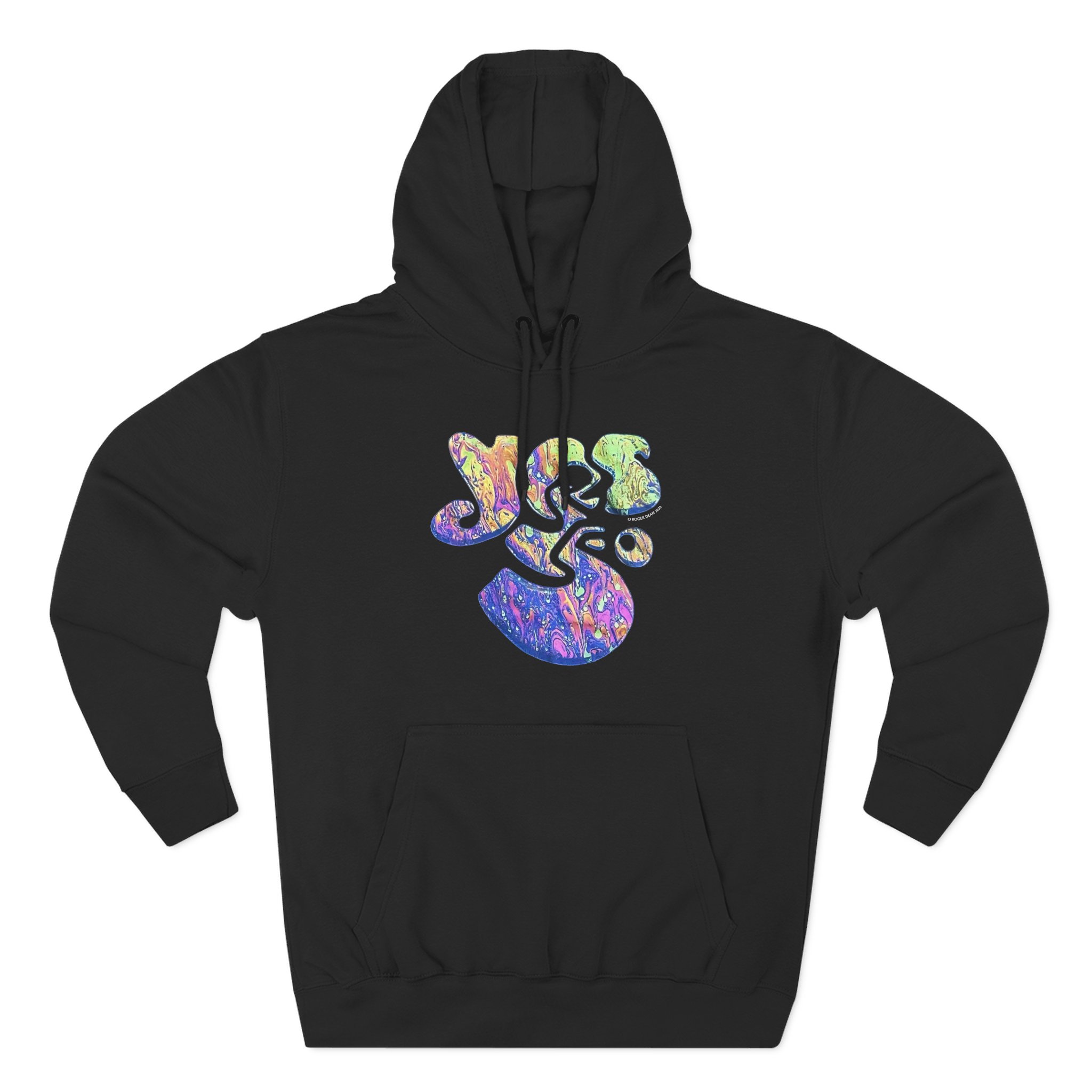 Yes Logo Three-Panel Fleece Hoodie