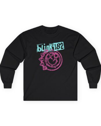 Blink 182 Smiley Crop Unisex Ultra Cotton Long Sleeve Tee