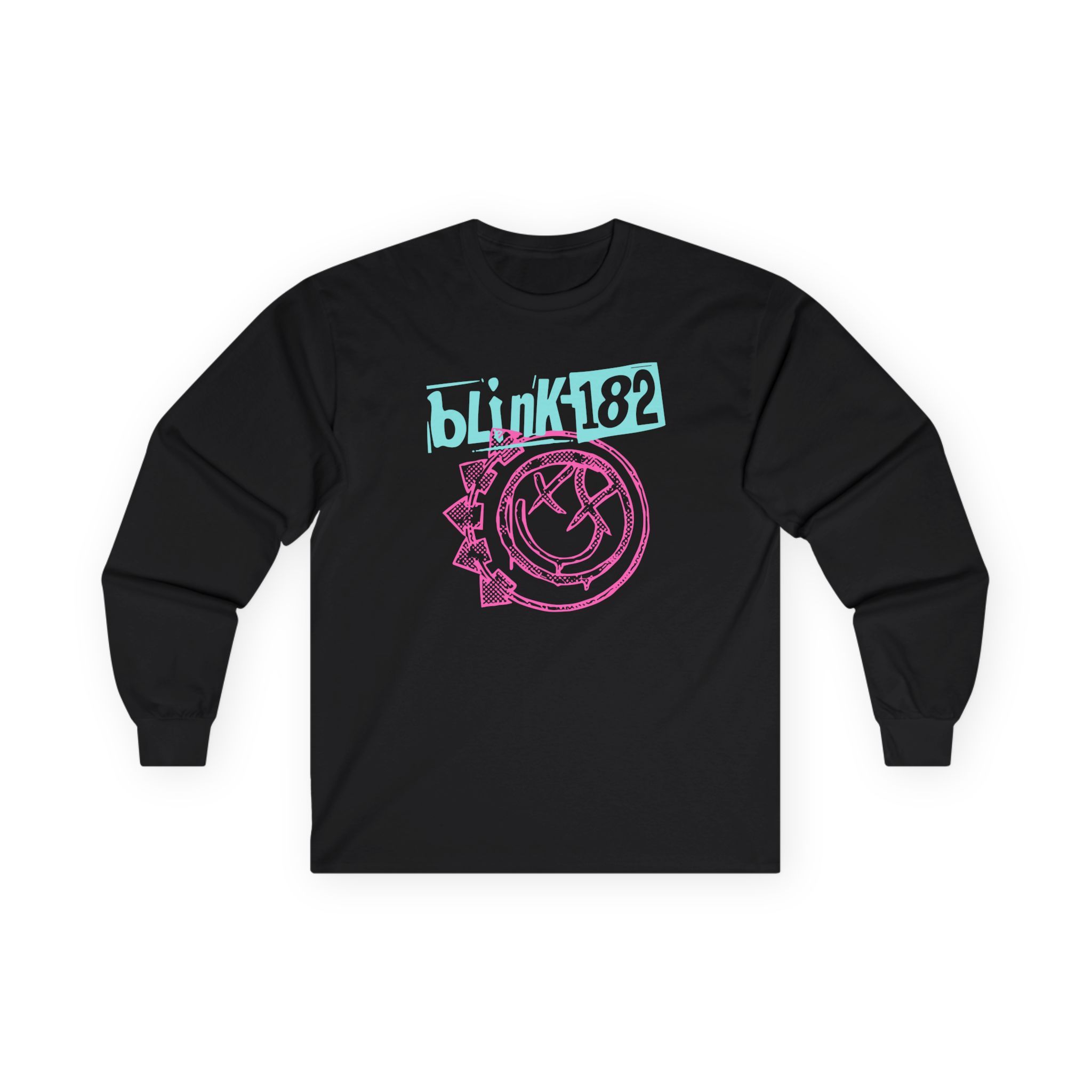 Blink 182 Smiley Crop Unisex Ultra Cotton Long Sleeve Tee