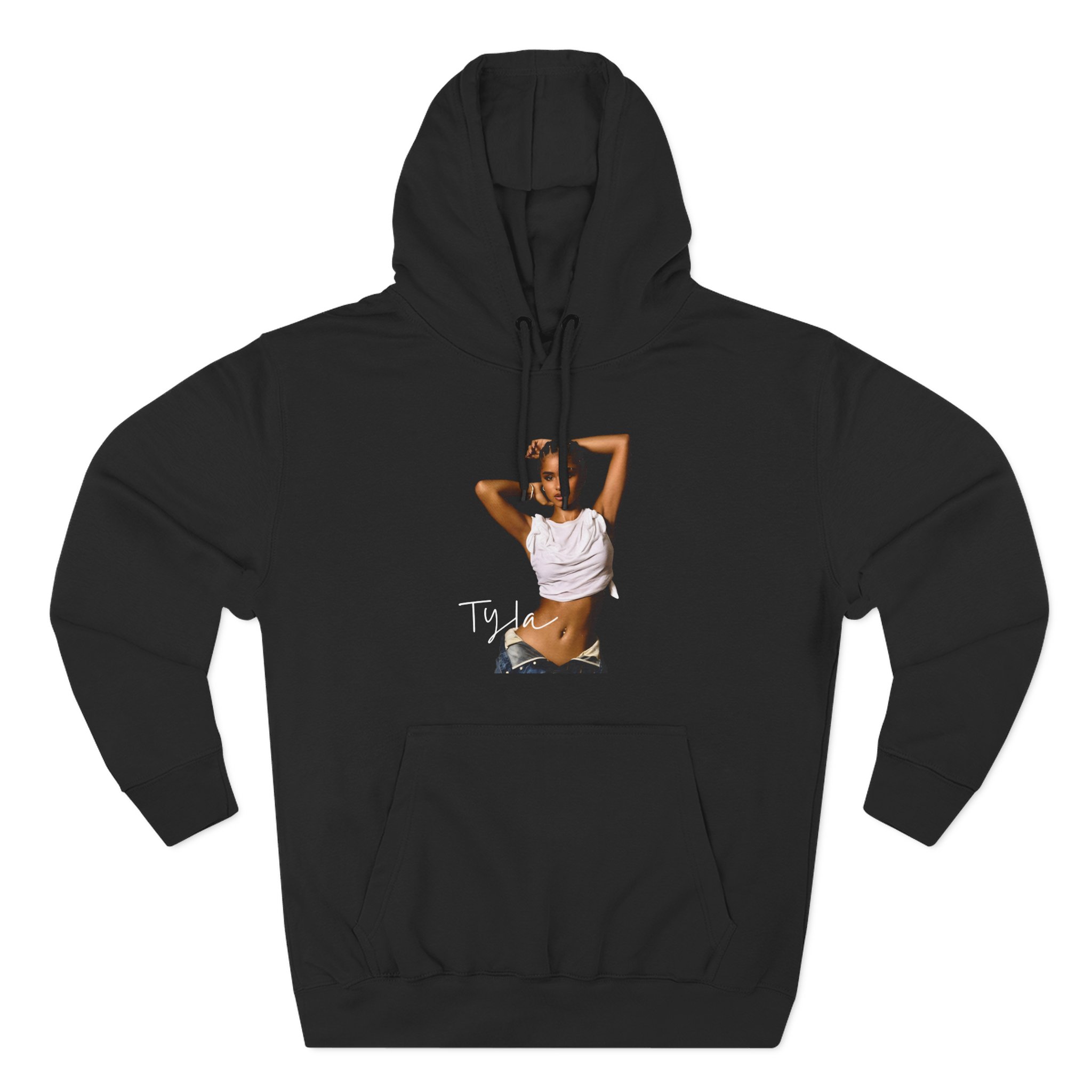 Tyla Three-Panel Fleece Hoodie