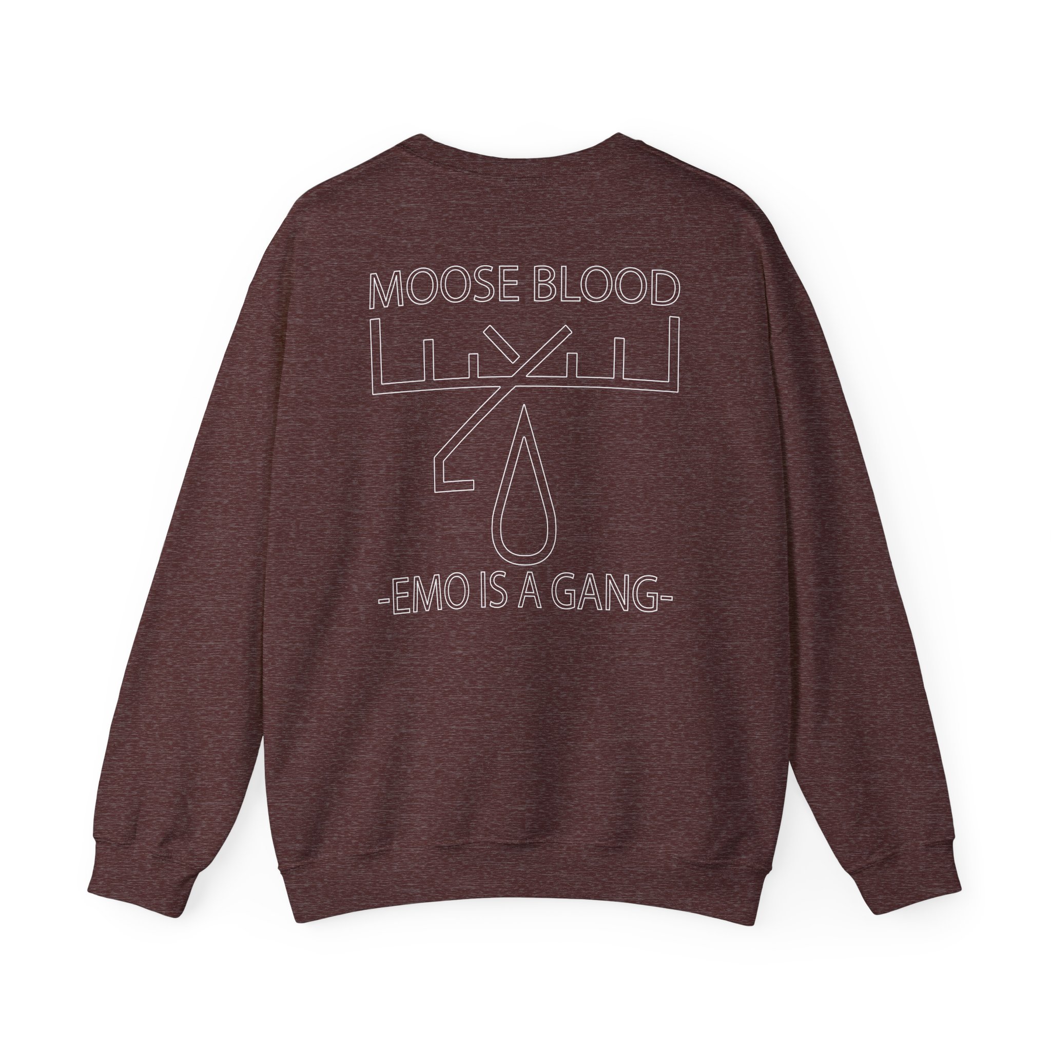 Moose Blood Emo is a Gang Unisex Heavy Blendâ„¢ Crewneck Sweatshirt