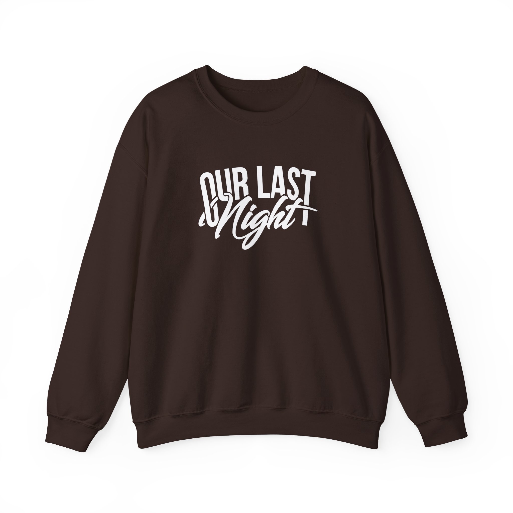 Our Last Night Script Unisex Heavy Blendâ„¢ Crewneck Sweatshirt