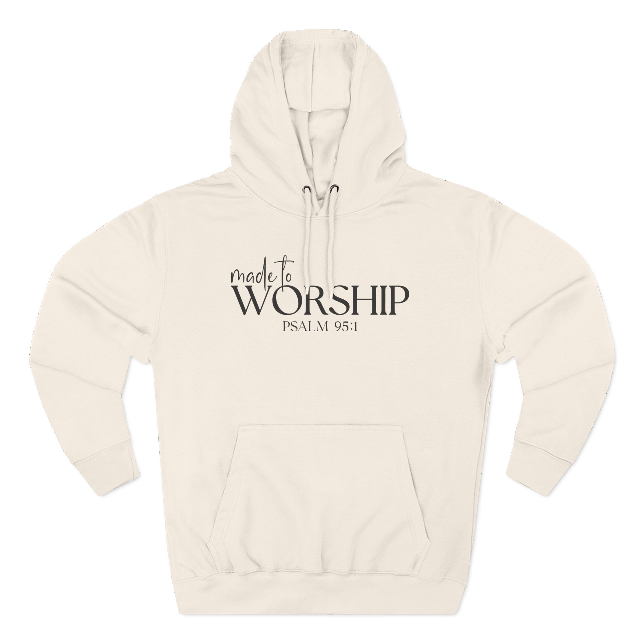 Montez Made to Worship Three-Panel Fleece Hoodie
