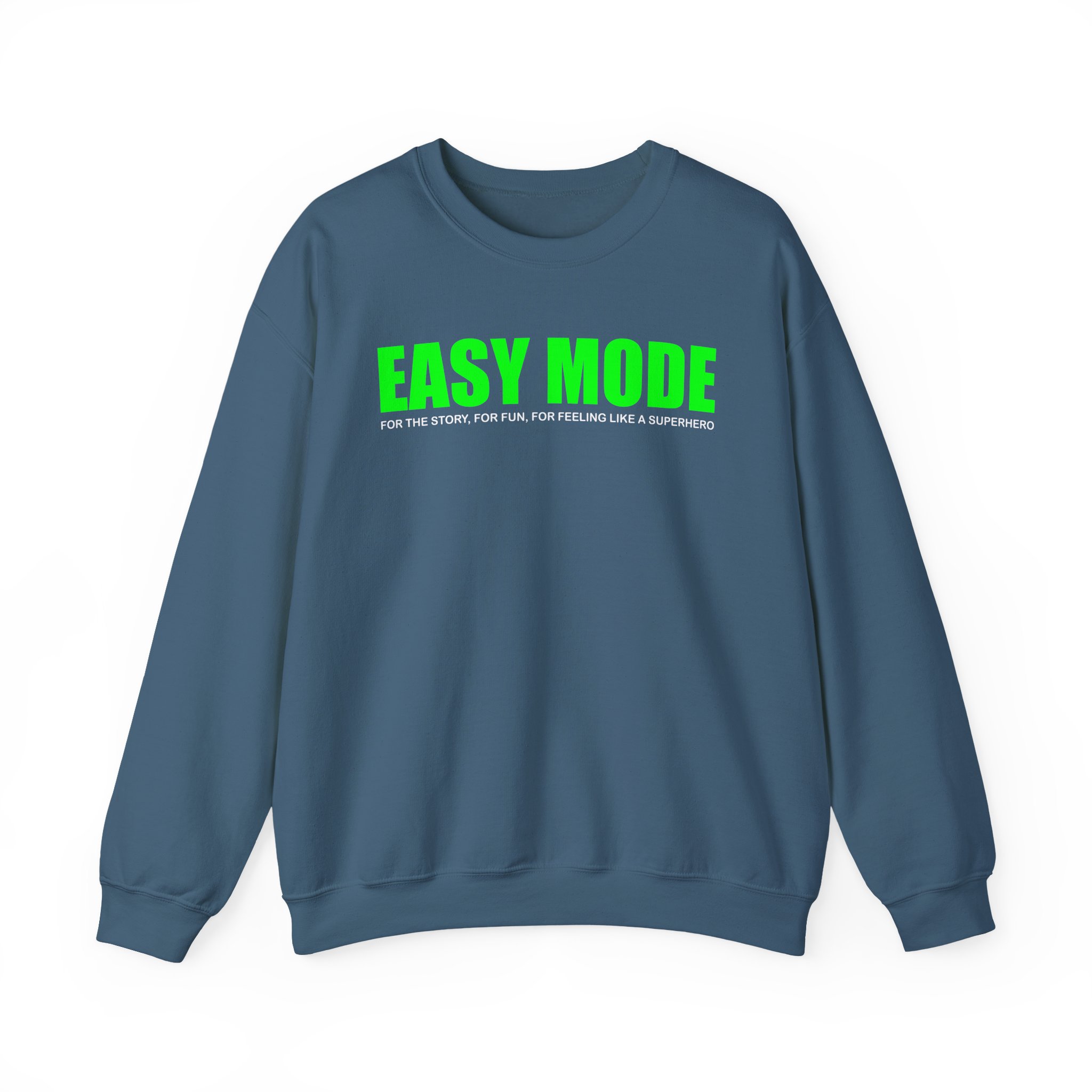 Mandjtv Easy Mode Unisex Heavy Blendâ„¢ Crewneck Sweatshirt