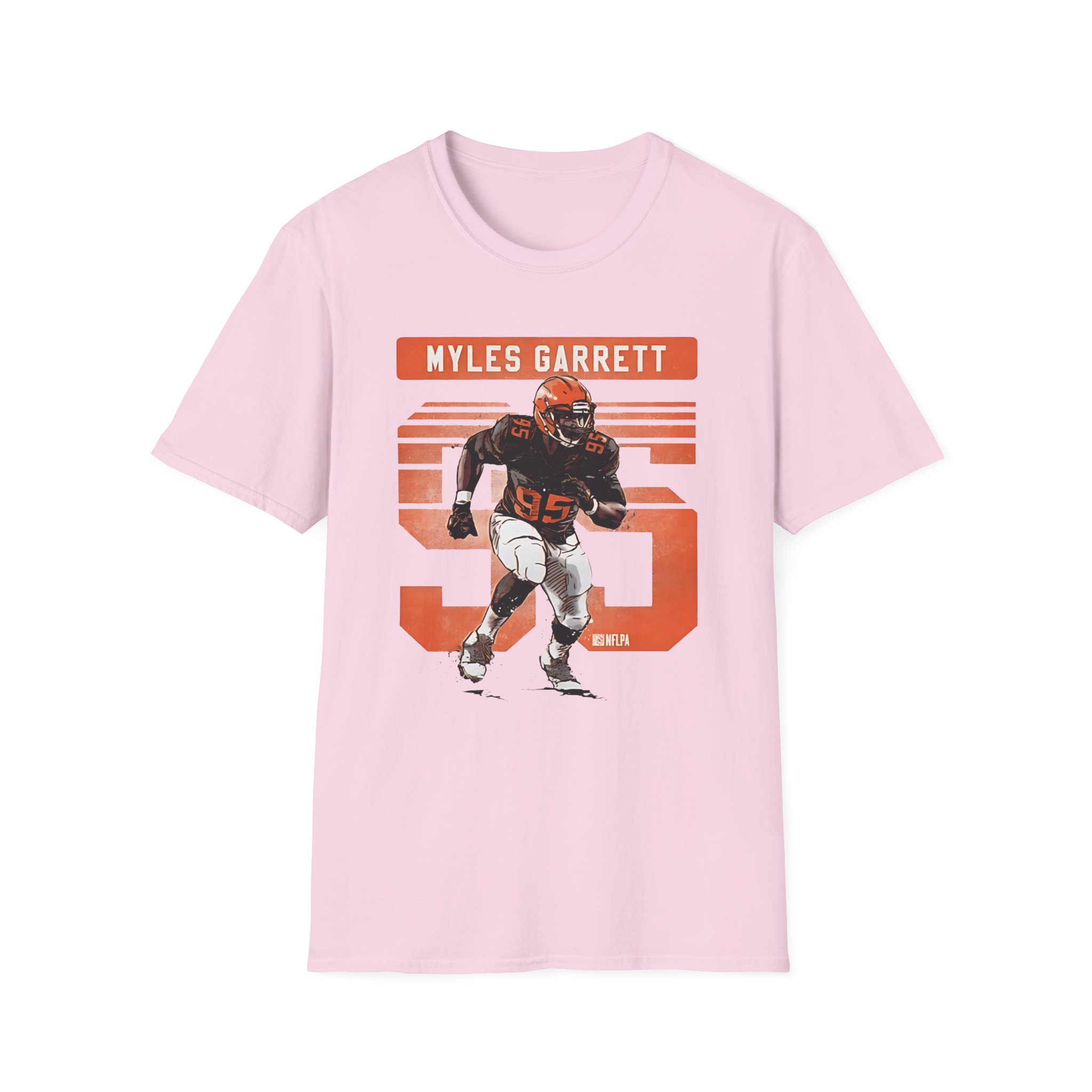 Myles Garrett Grunge Unisex Softstyle T-Shirt