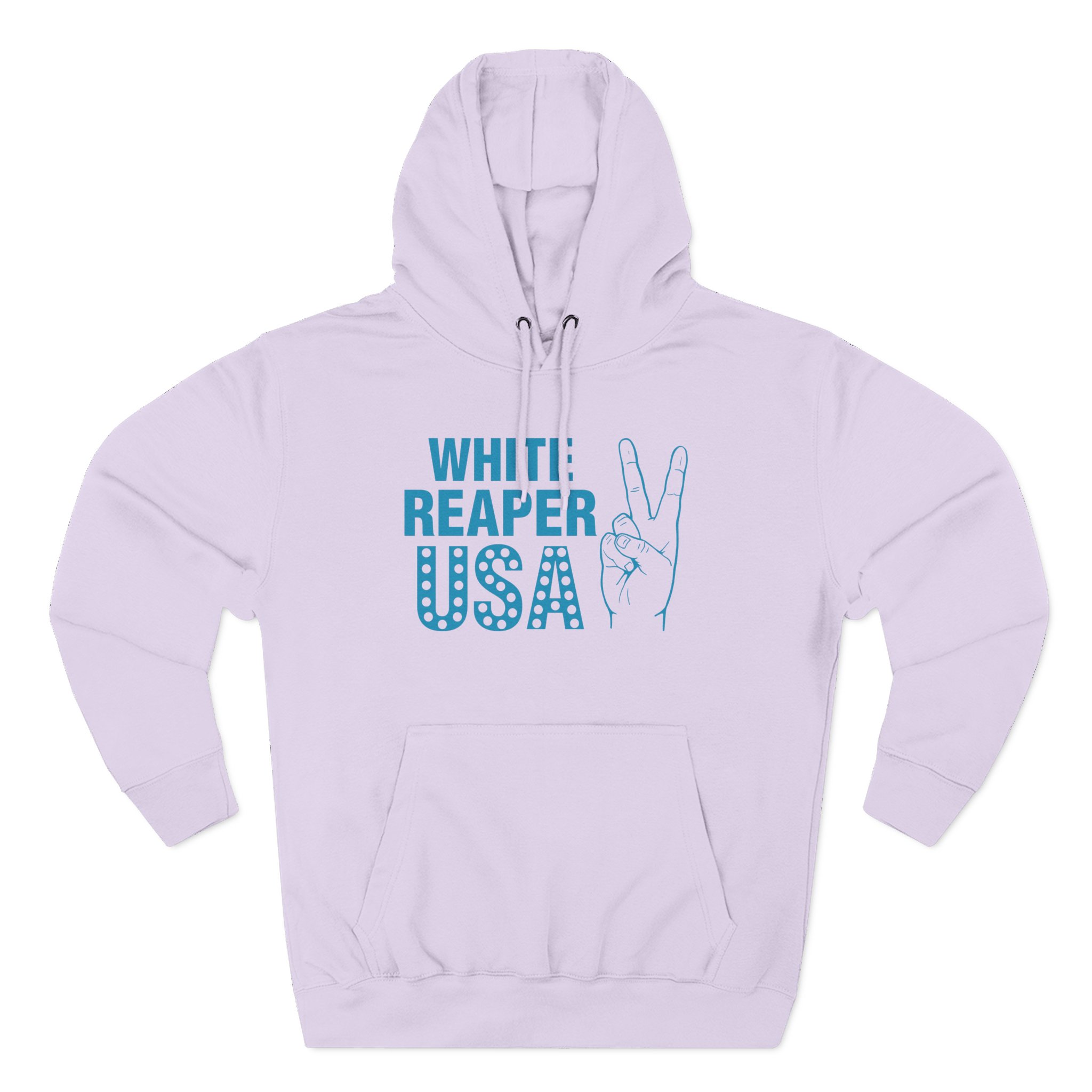 White Reaper Three-Panel Fleece Hoodie