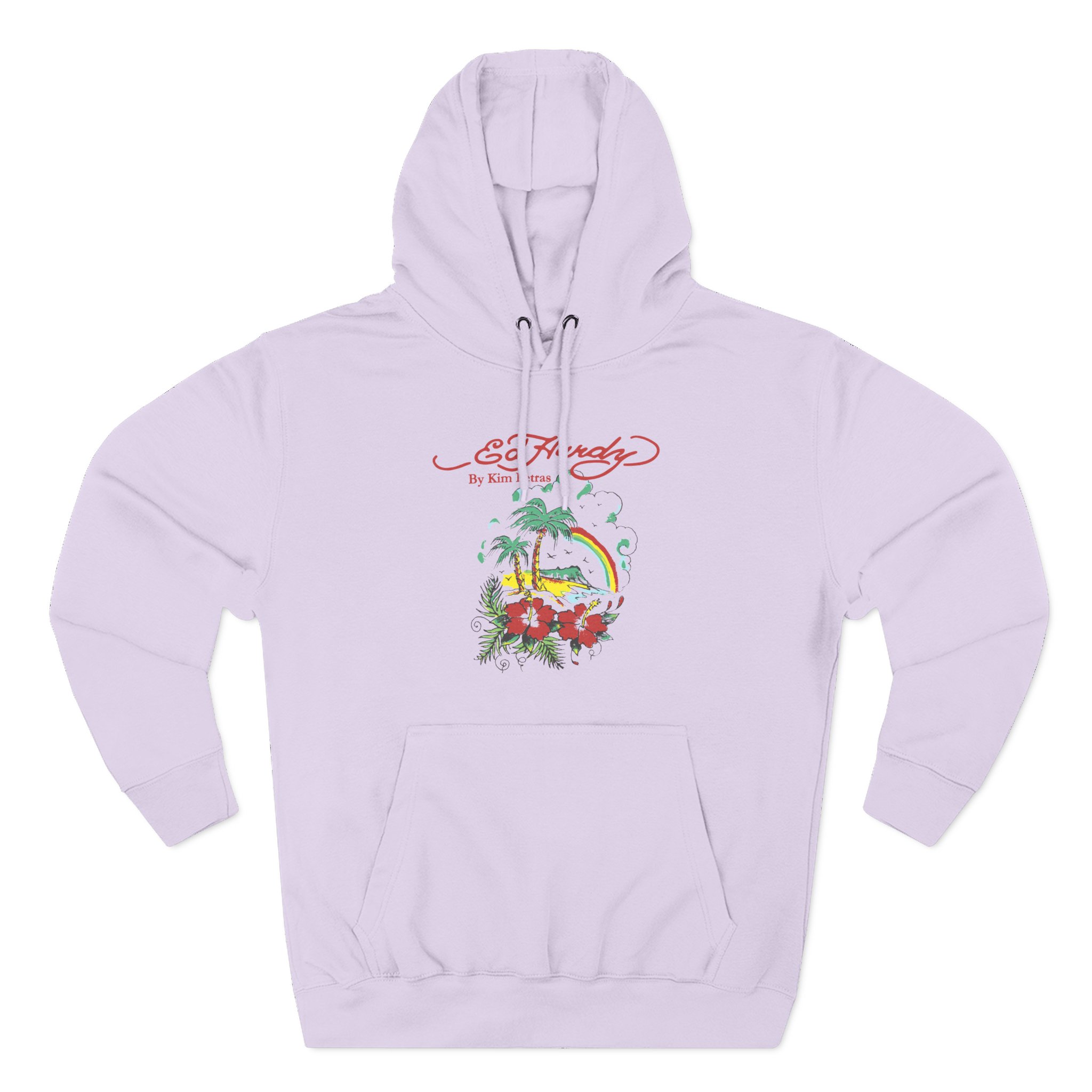 Kim Petras Tropical Scene Lettuce Three-Panel Fleece Hoodie