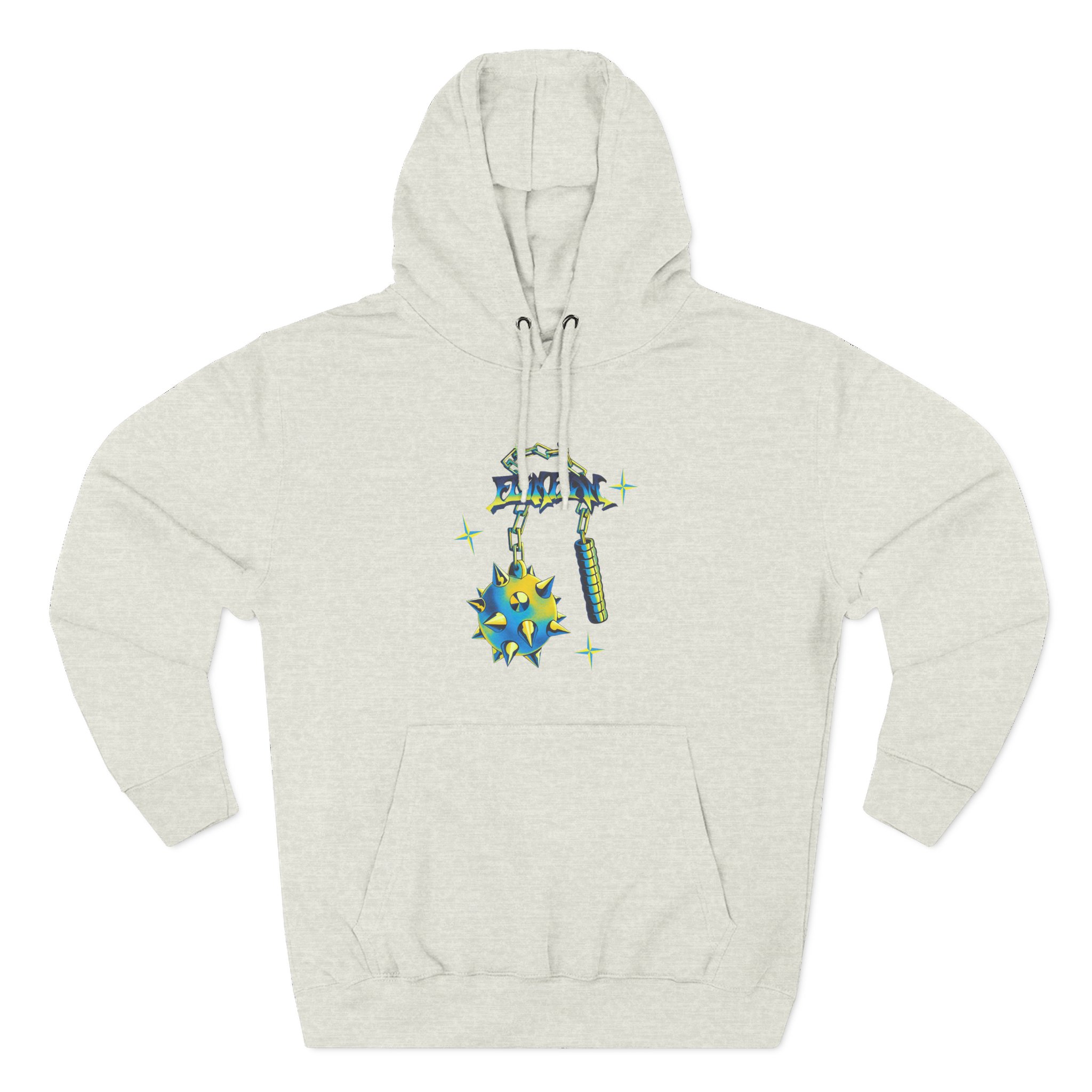 Flamingo Flim Flail Three-Panel Fleece Hoodie