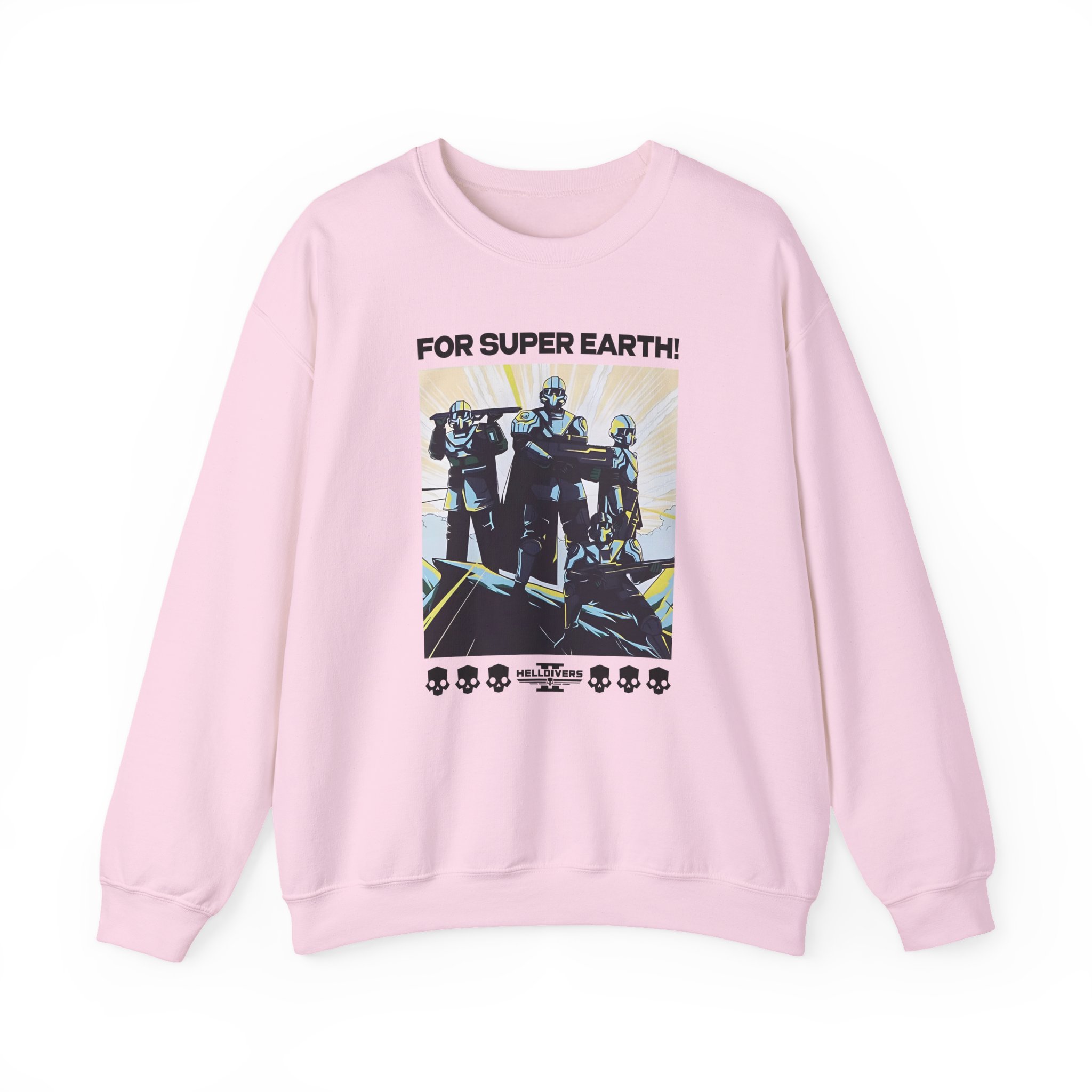 Helldivers for Democracy Unisex Heavy Blendâ„¢ Crewneck Sweatshirt