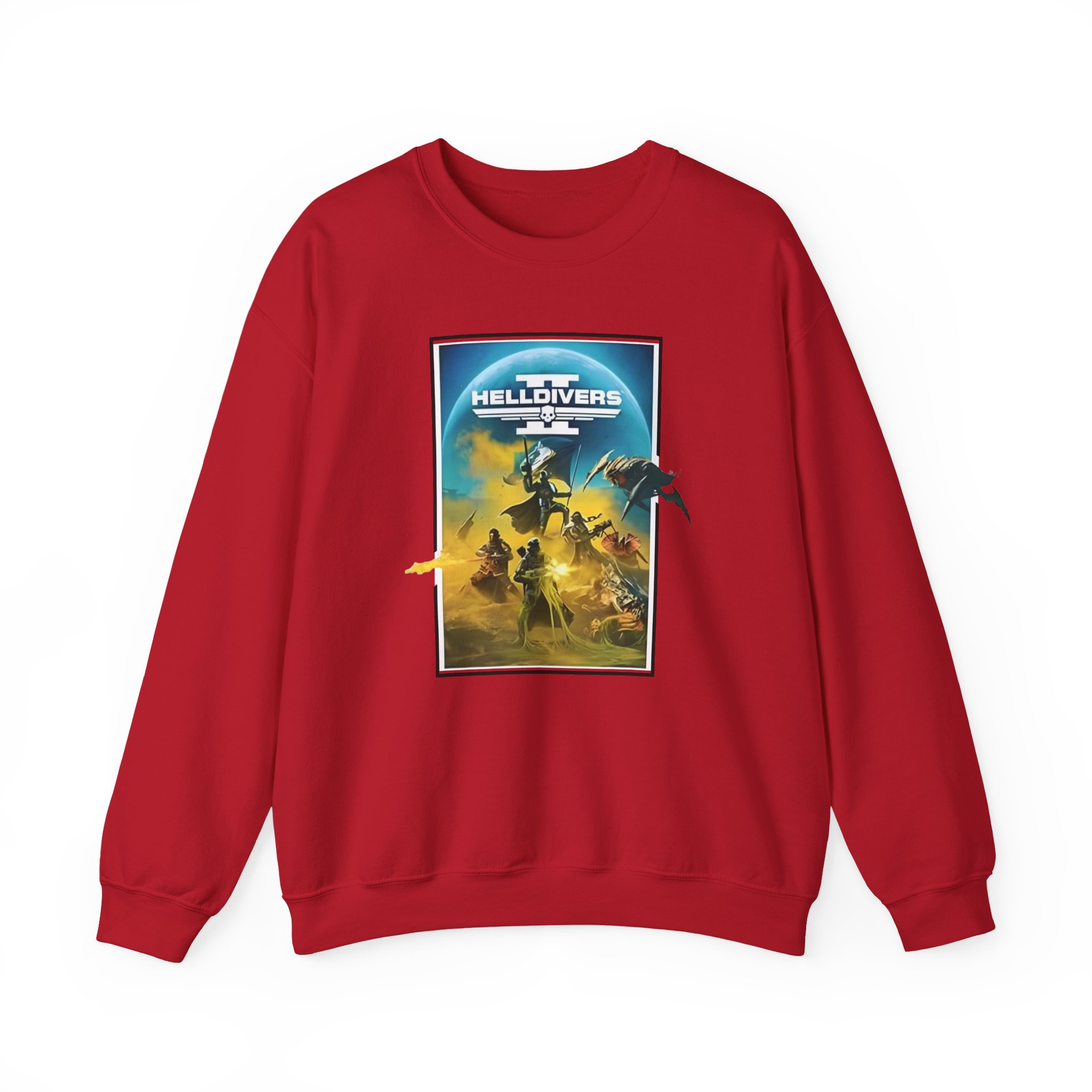 Helldivers Key Art Unisex Heavy Blendâ„¢ Crewneck Sweatshirt
