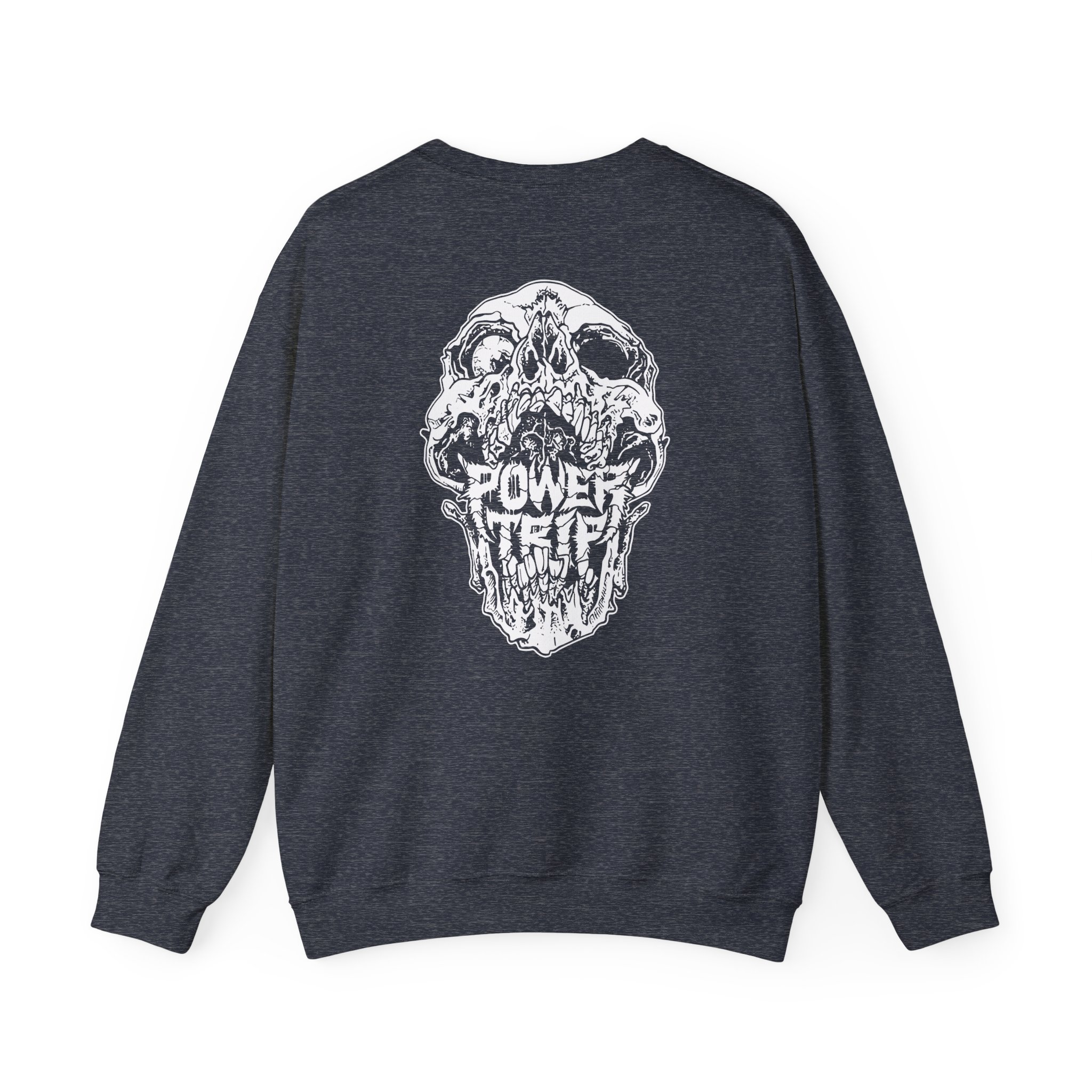 Power Trip Skull Unisex Heavy Blendâ„¢ Crewneck Sweatshirt