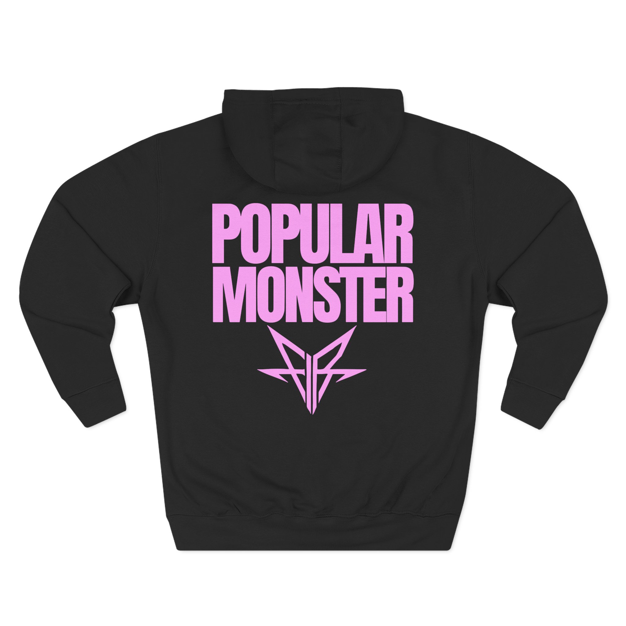 Falling in Reverse Popular Monster Text Three-Panel Fleece Hoodie
