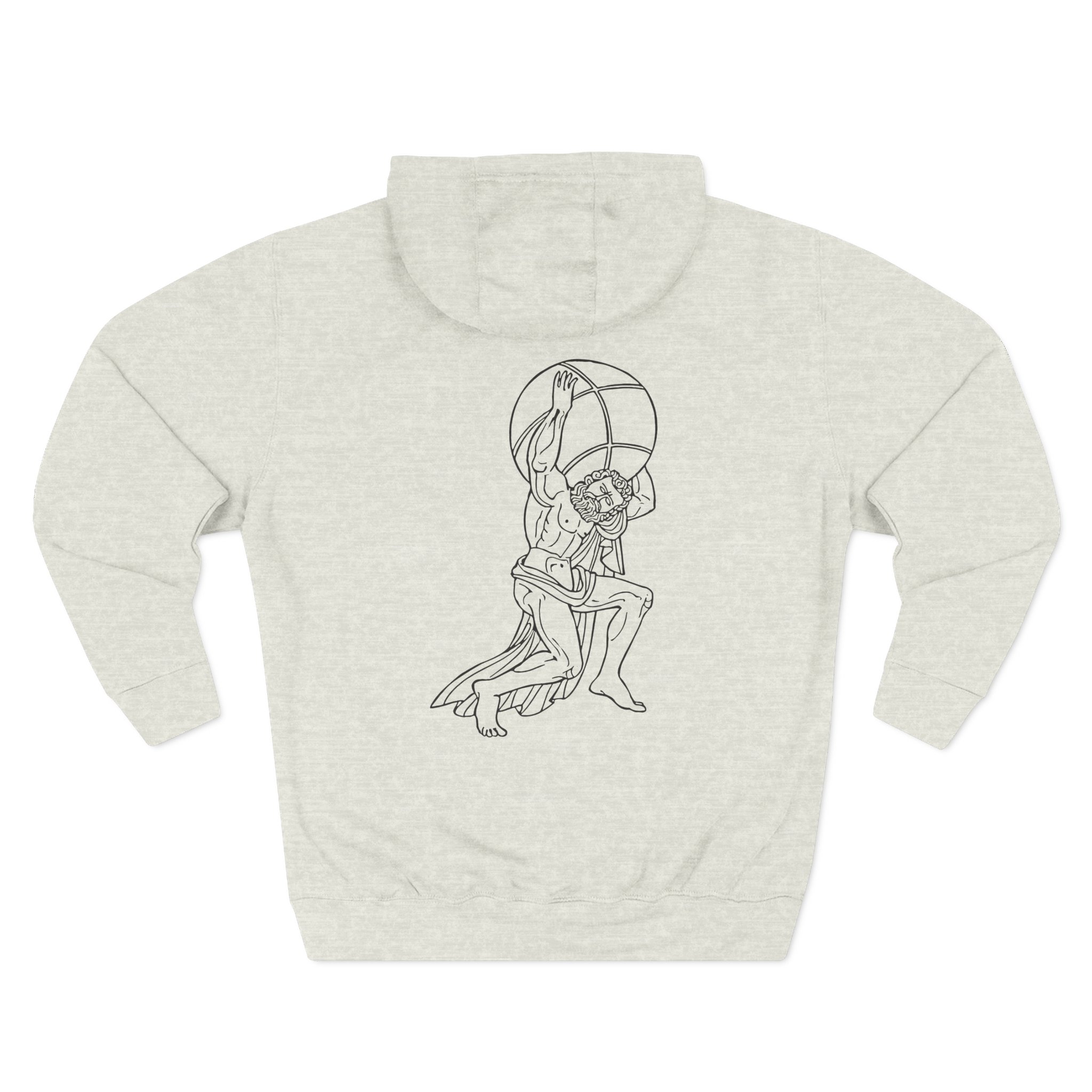 Bicep Feel My Three-Panel Fleece Hoodie