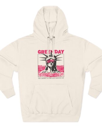 Green Day Lady Liberty Three-Panel Fleece Hoodie