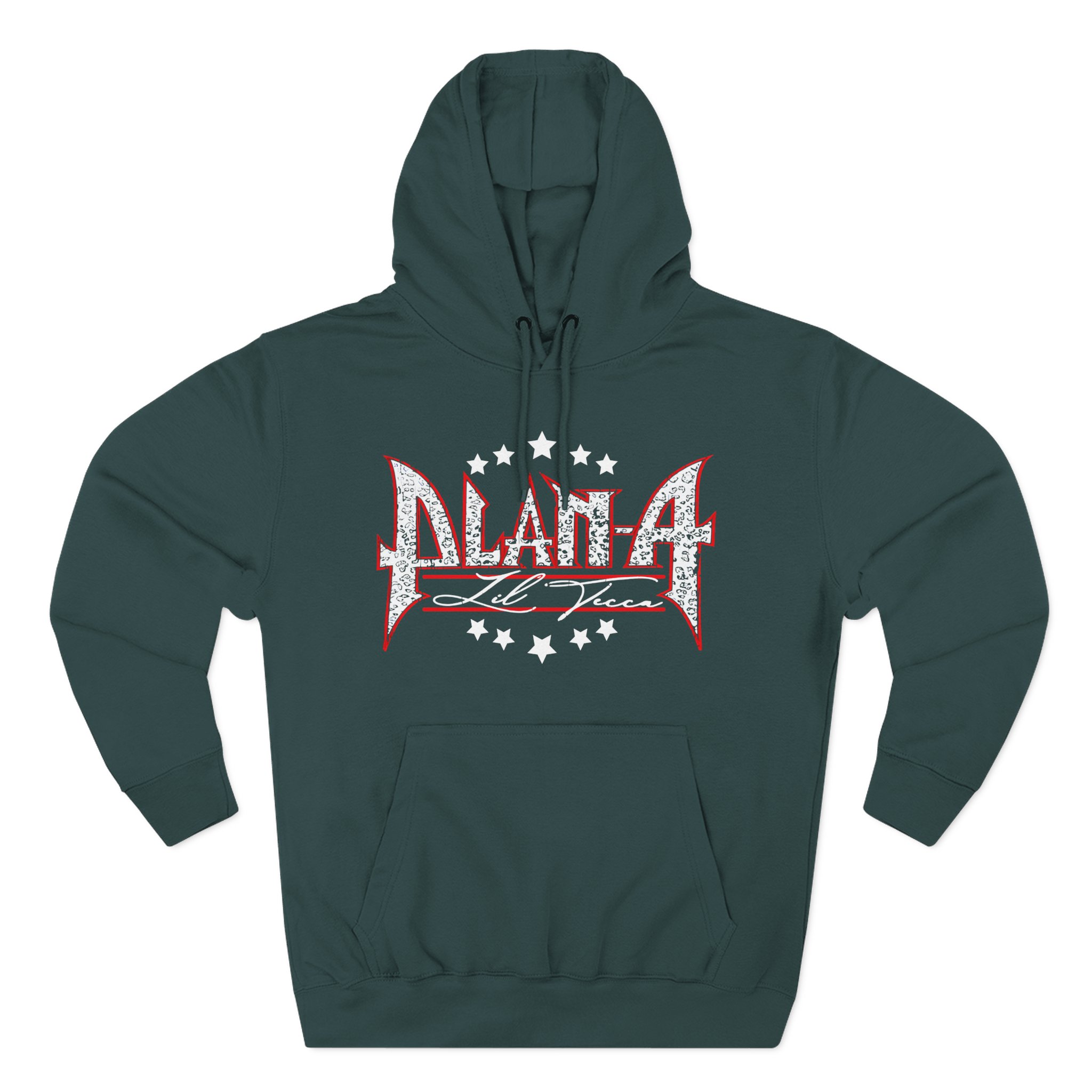 Lil Tecca Plan a Metal Logo Three-Panel Fleece Hoodie
