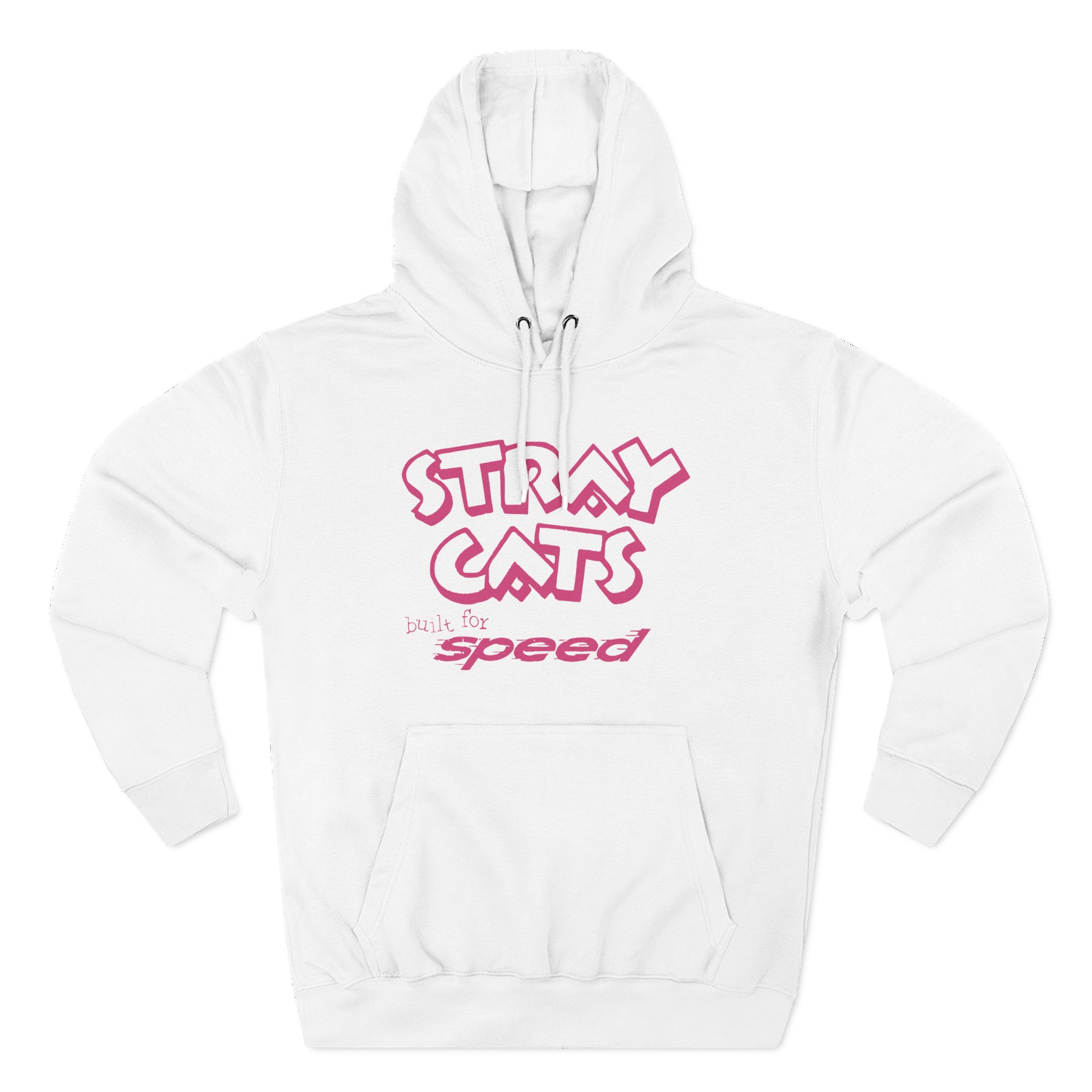 Stray Cats Built for Speed Three-Panel Fleece Hoodie