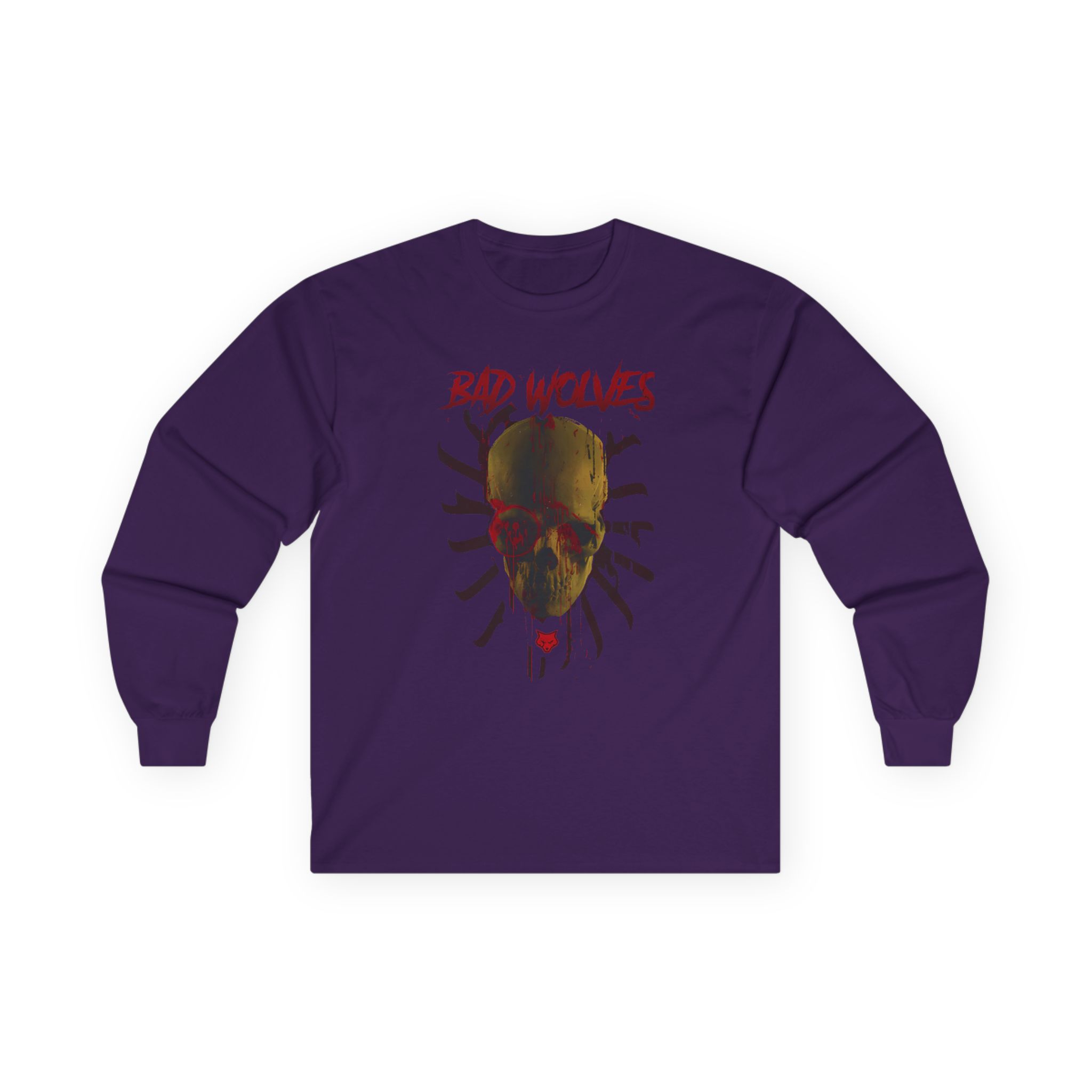 Bad Wolves Bloody Skull Unisex Ultra Cotton Long Sleeve Tee