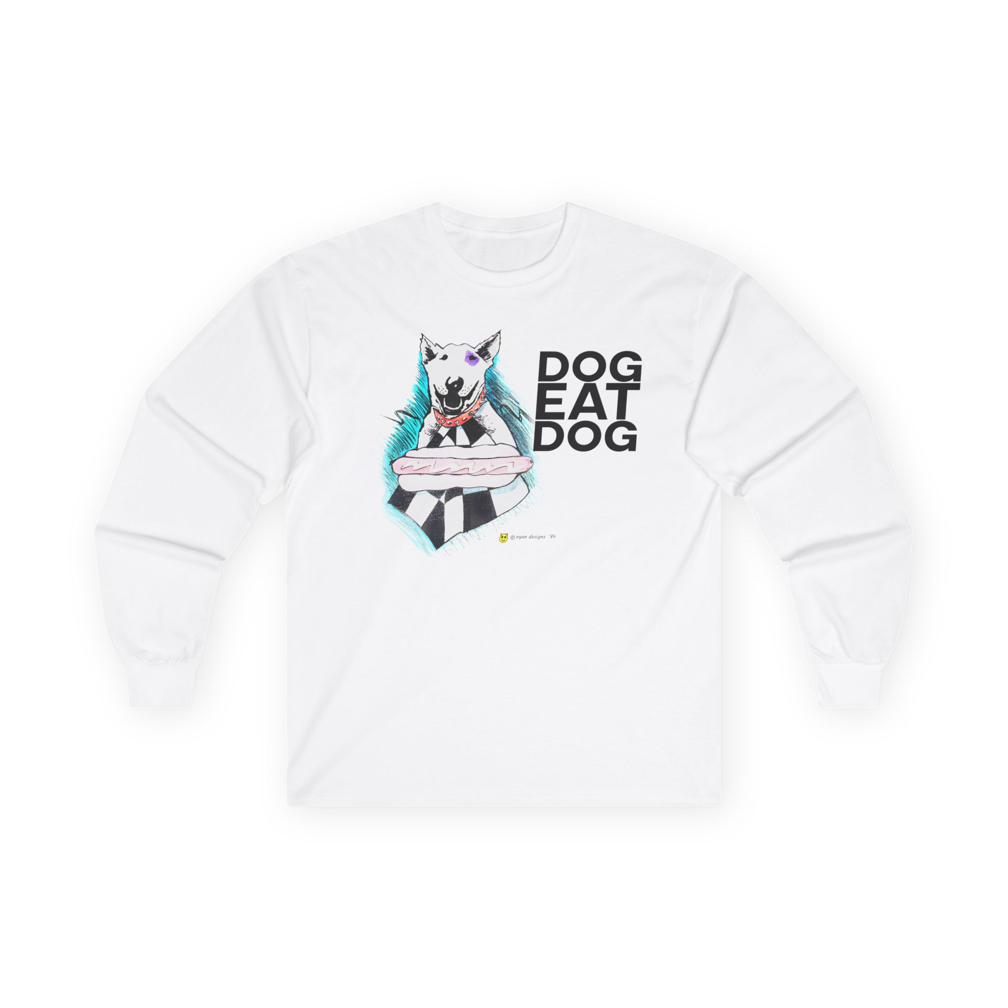 Dog Eat Dog Hotdog Unisex Ultra Cotton Long Sleeve Tee