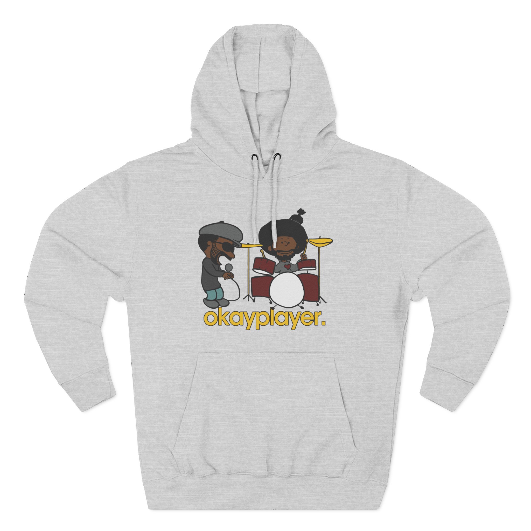 The Roots Black Thought & Questlove Okayplayer Three-Panel Fleece Hoodie