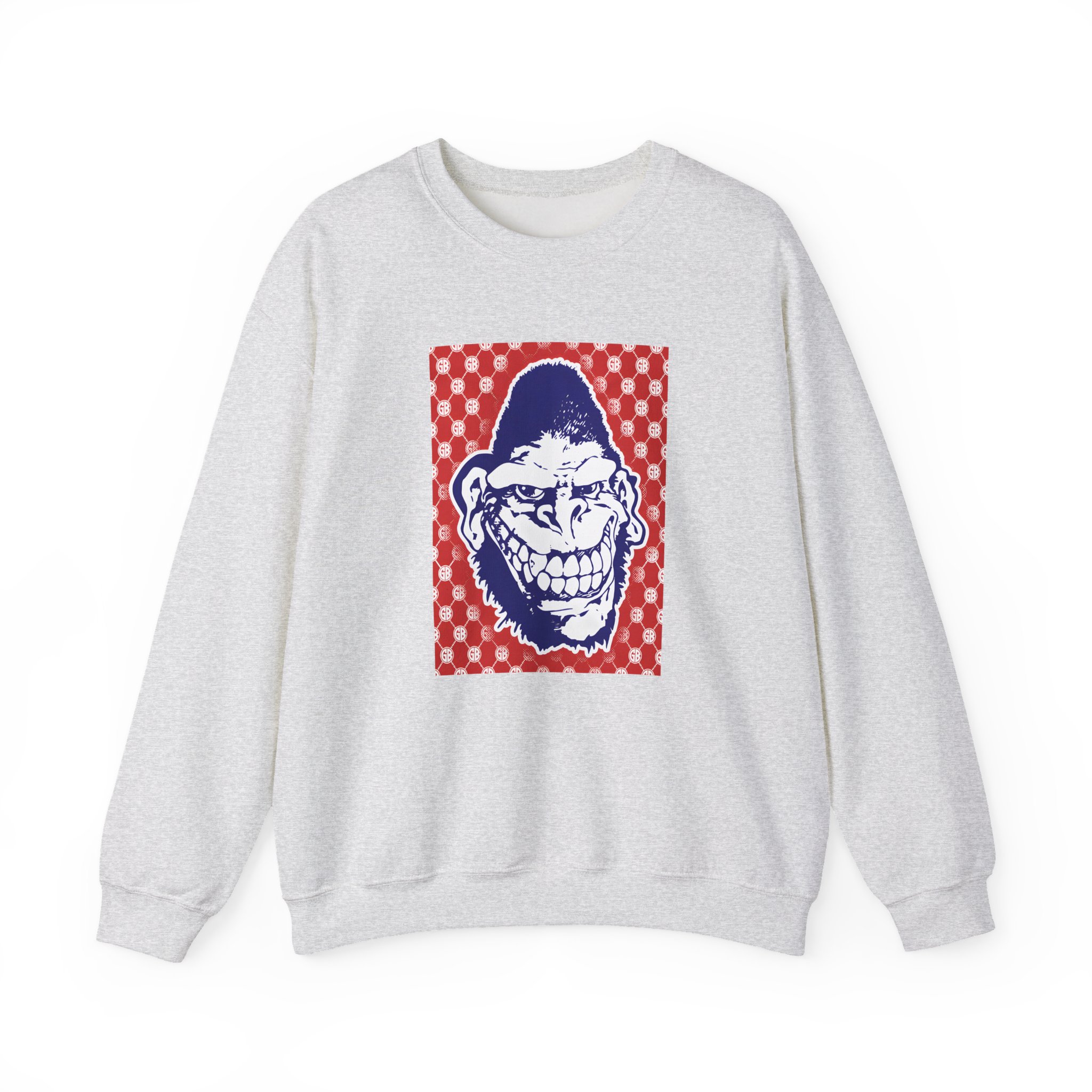Gorilla Biscuits Gb Pattern Unisex Heavy Blendâ„¢ Crewneck Sweatshirt