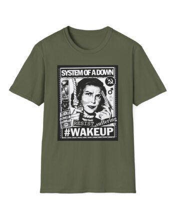 System of a Down Awake Distressed Unisex Softstyle T-Shirt
