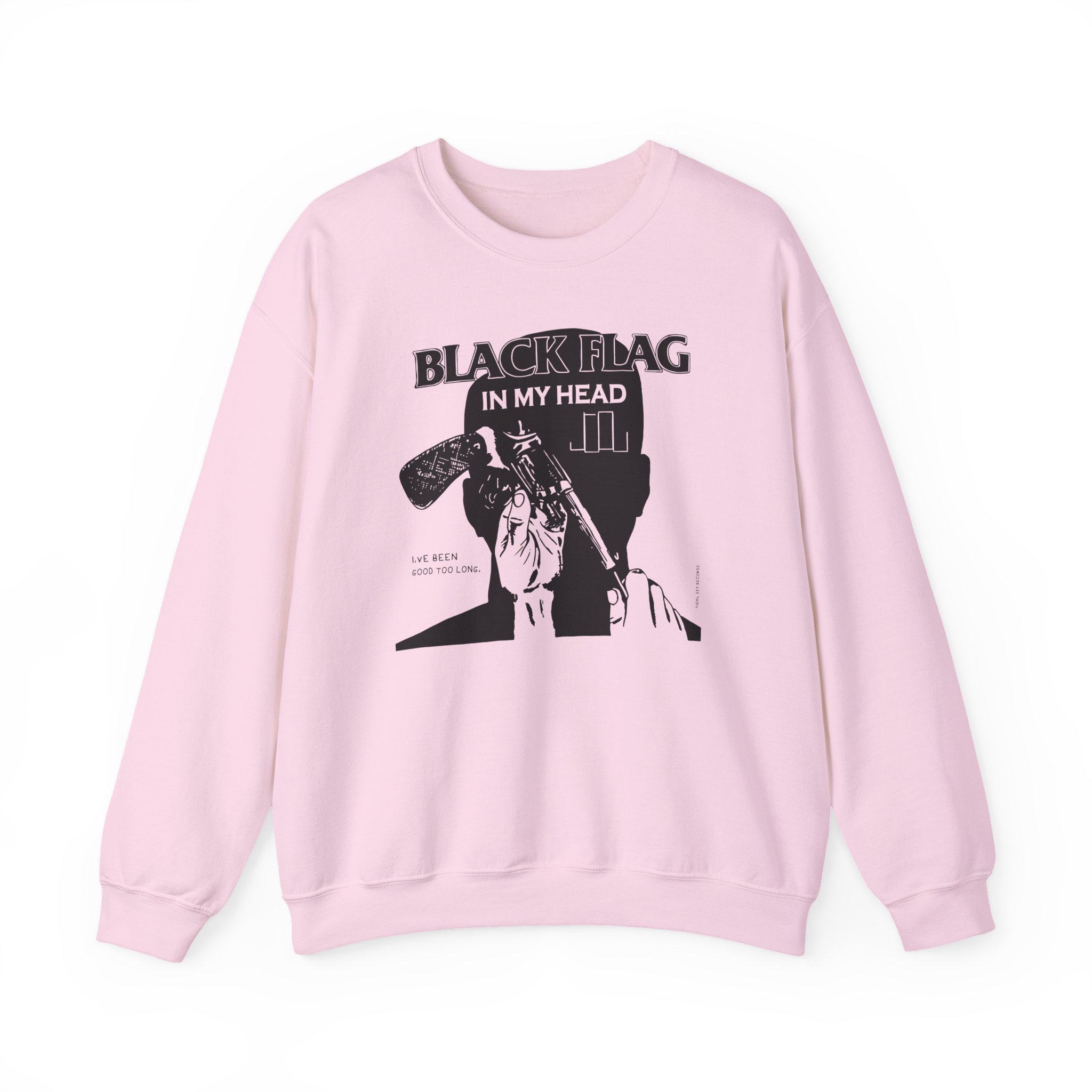 Black Flag in My Head Unisex Heavy Blendâ„¢ Crewneck Sweatshirt